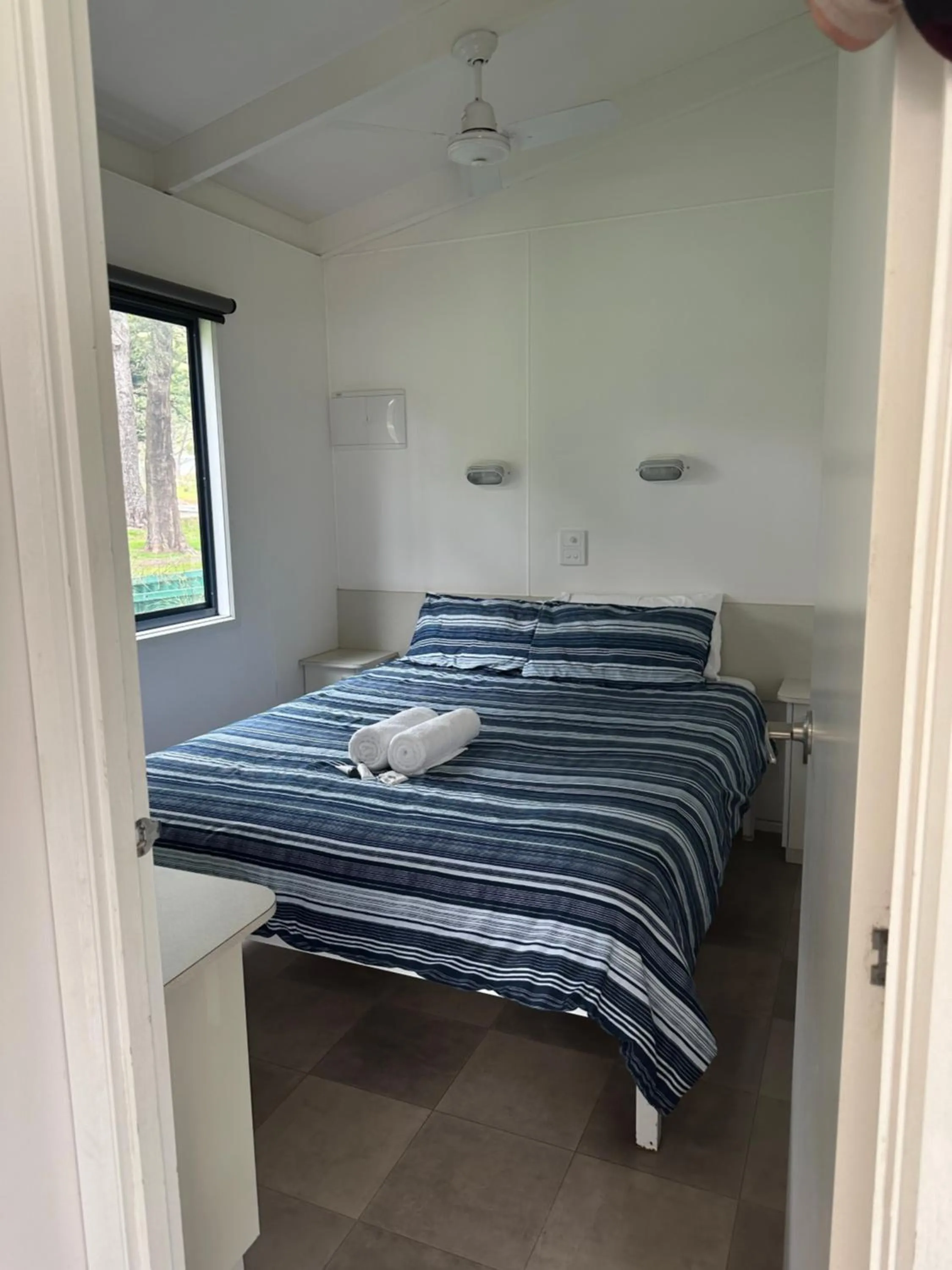Bed in Second Valley Caravan Park