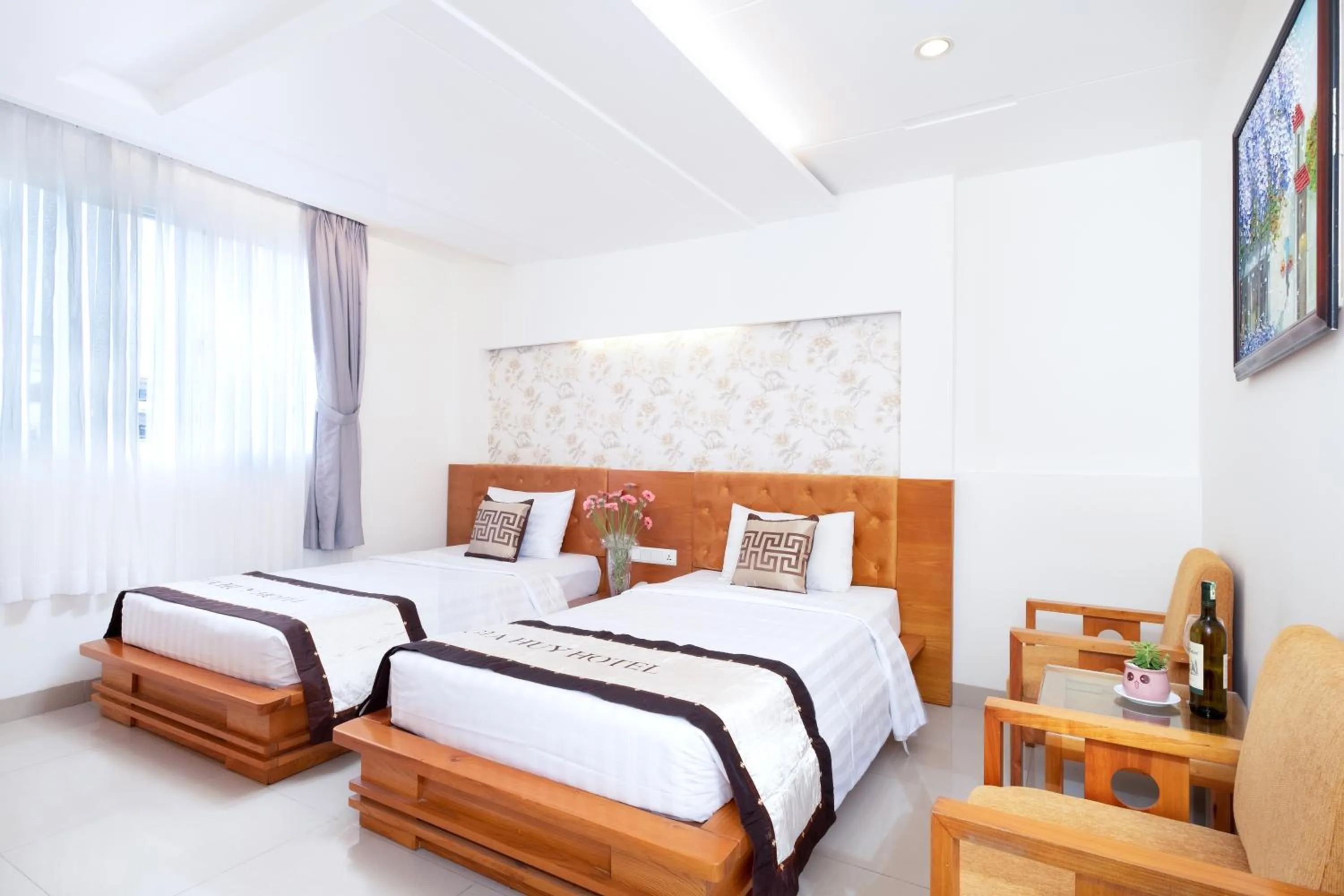 Bed in Gia Huy Hotel