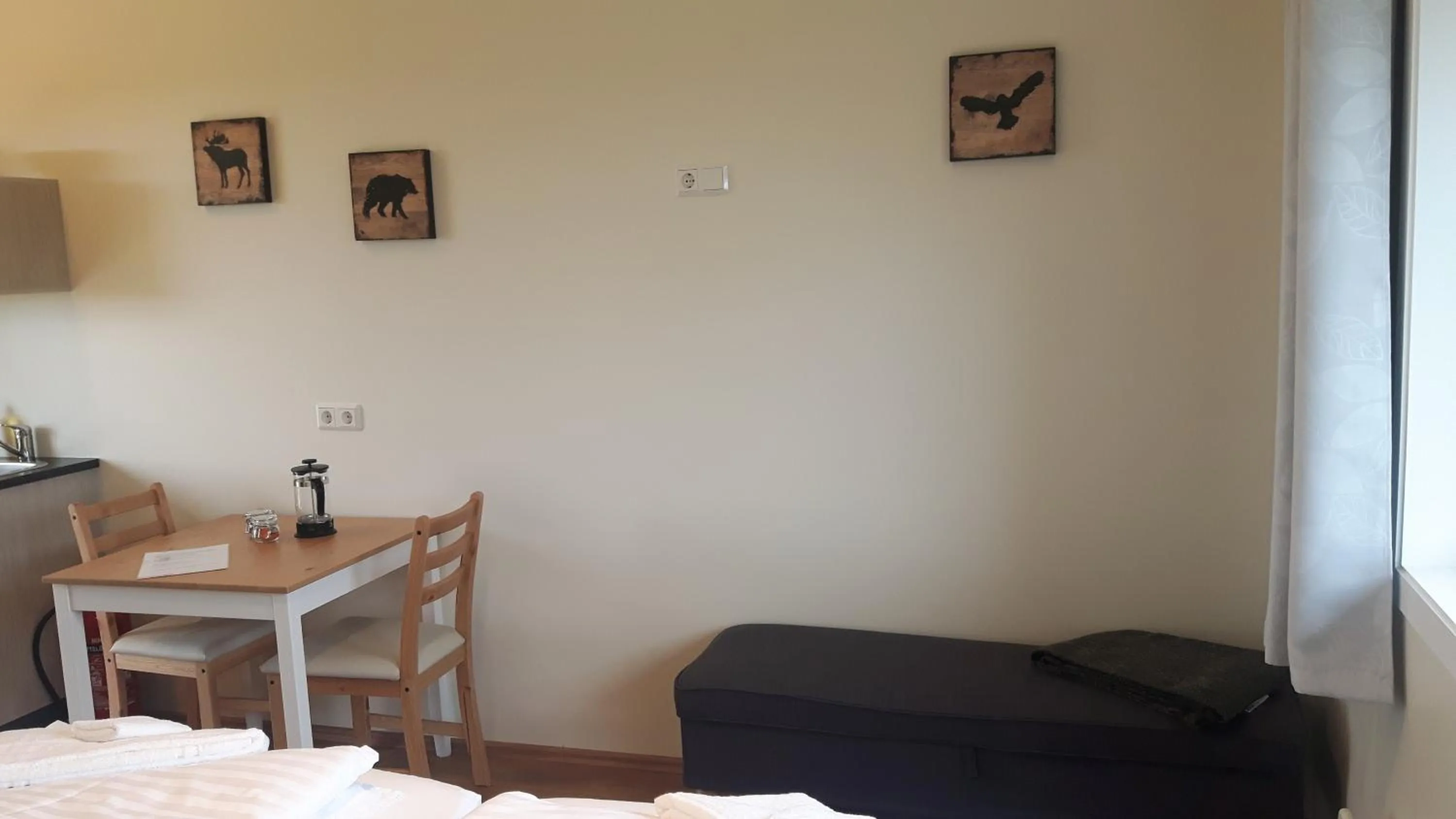 Seating area in Hjartarstaðir Guesthouse