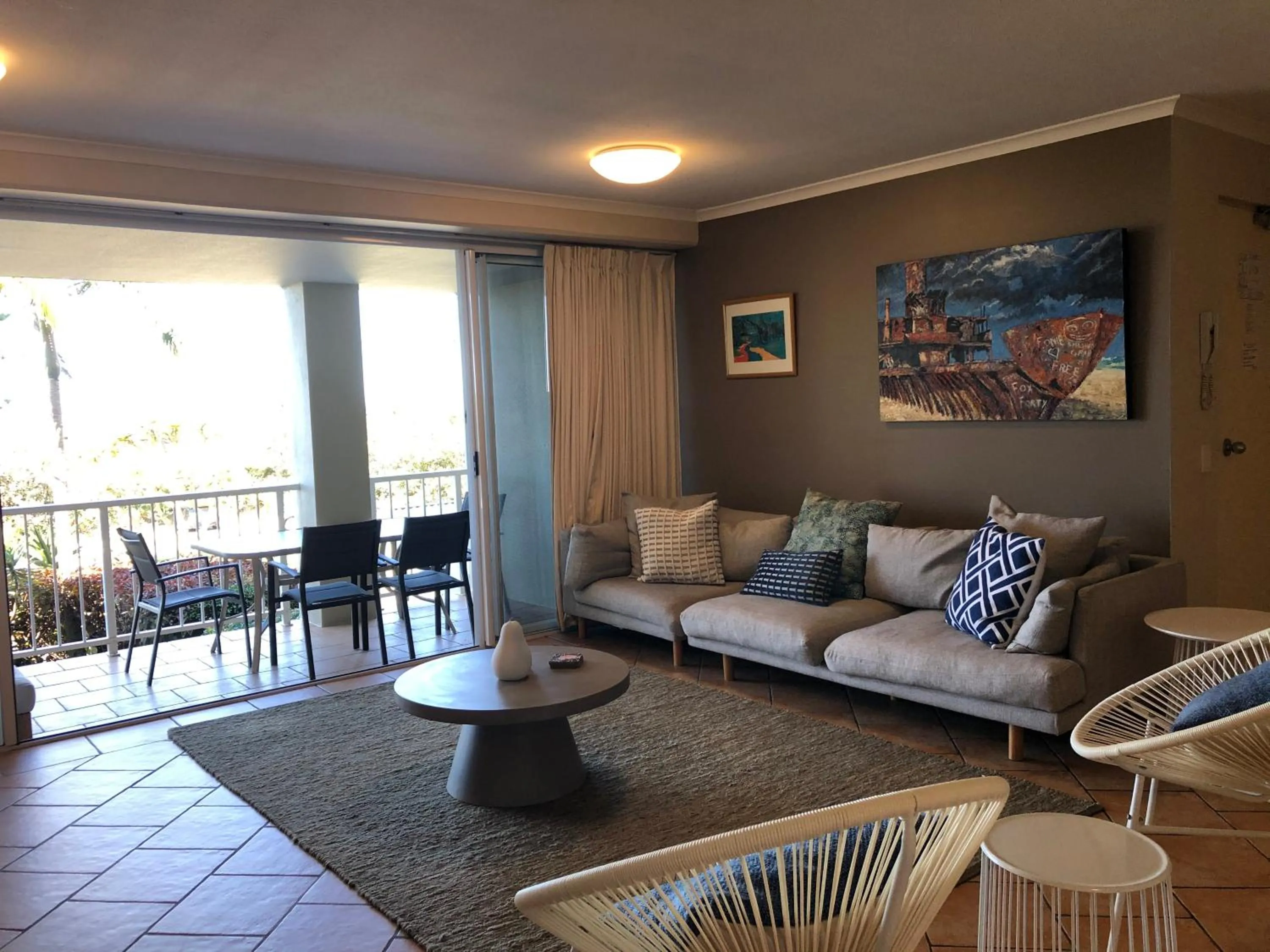 Living room in Horizons At Peregian