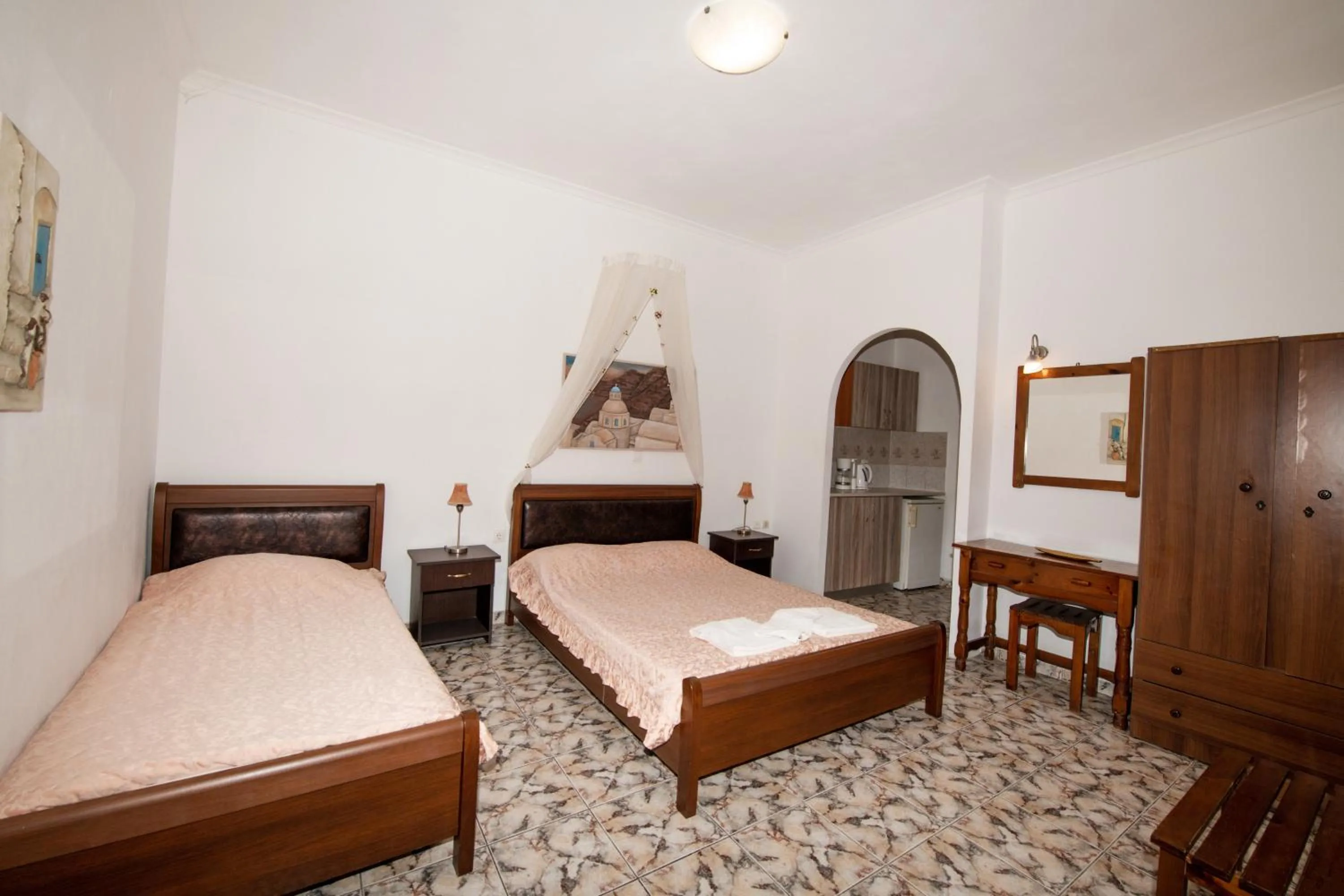 Bed in Sweet Heart Studios