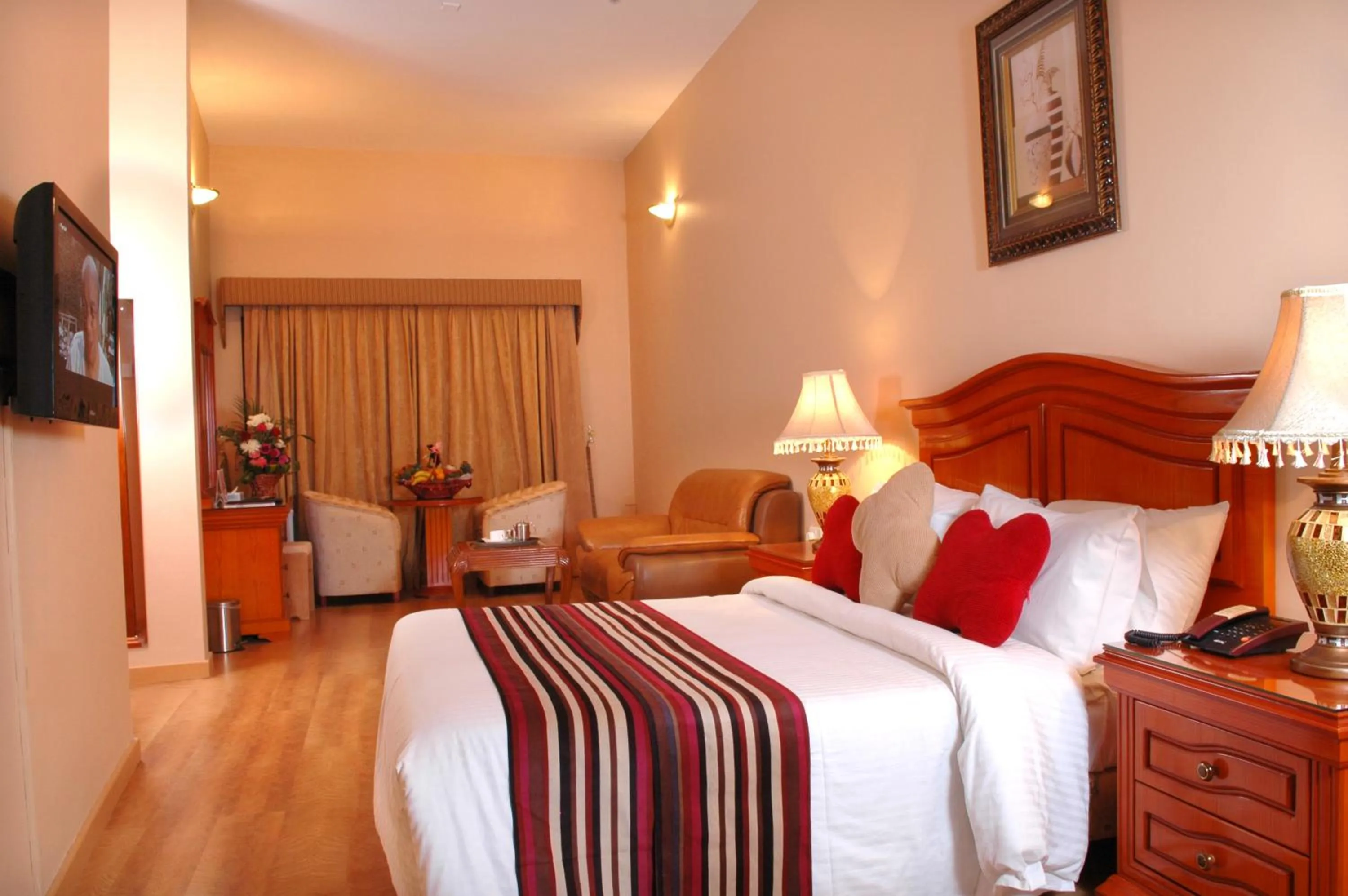 Bed in Gulf Gate Hotel