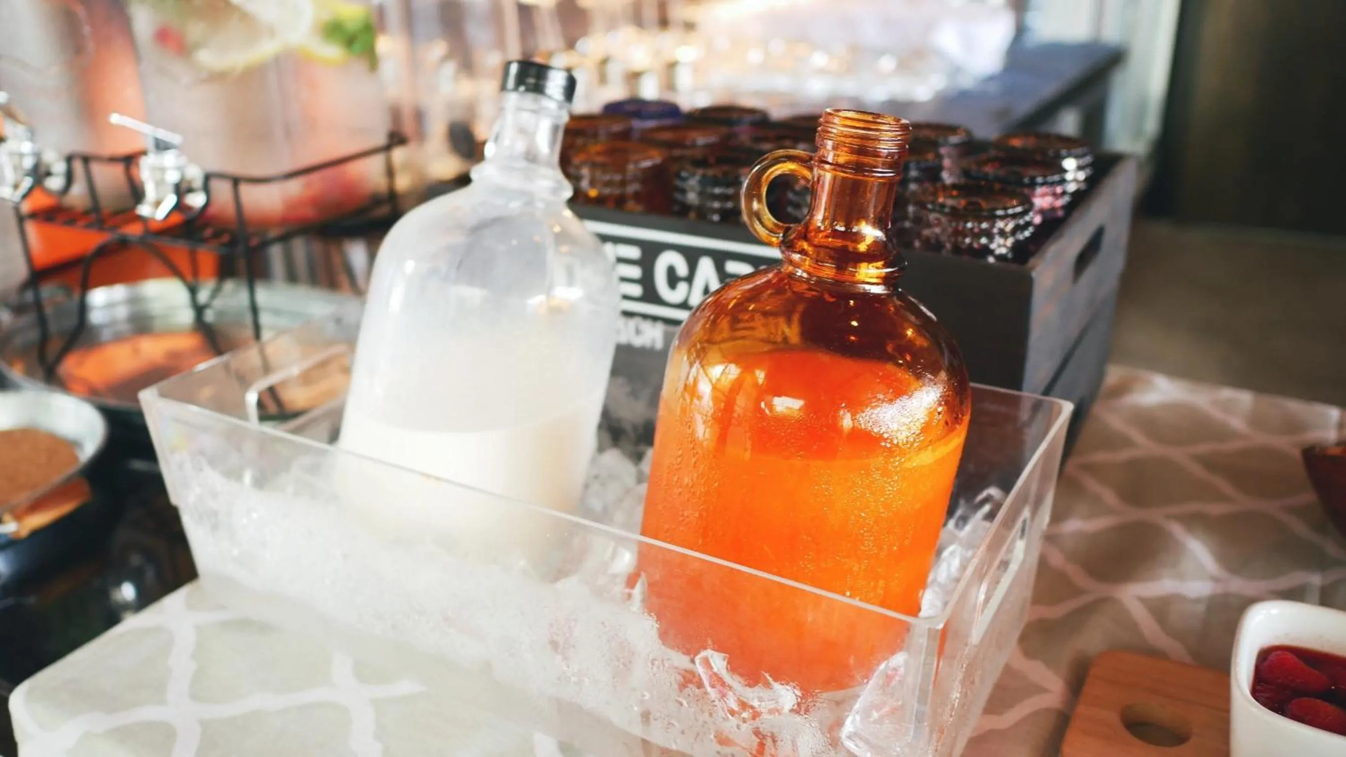 Buffet breakfast in The Cabin Beach Resort