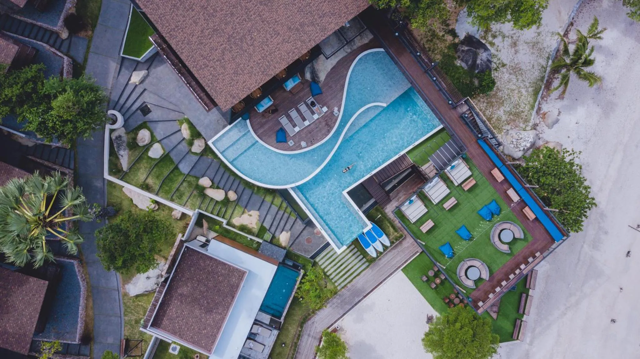 Bird's eye view in The Cabin Beach Resort