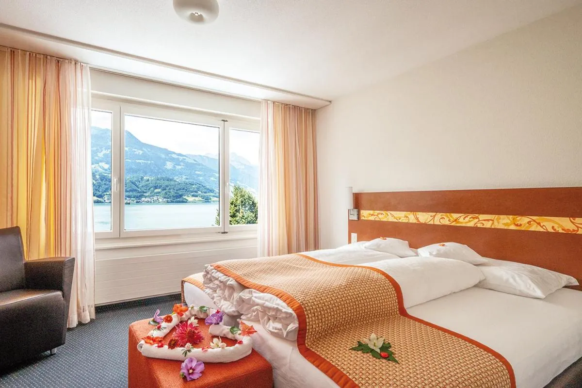 Bed in Hotel Seehof Superior