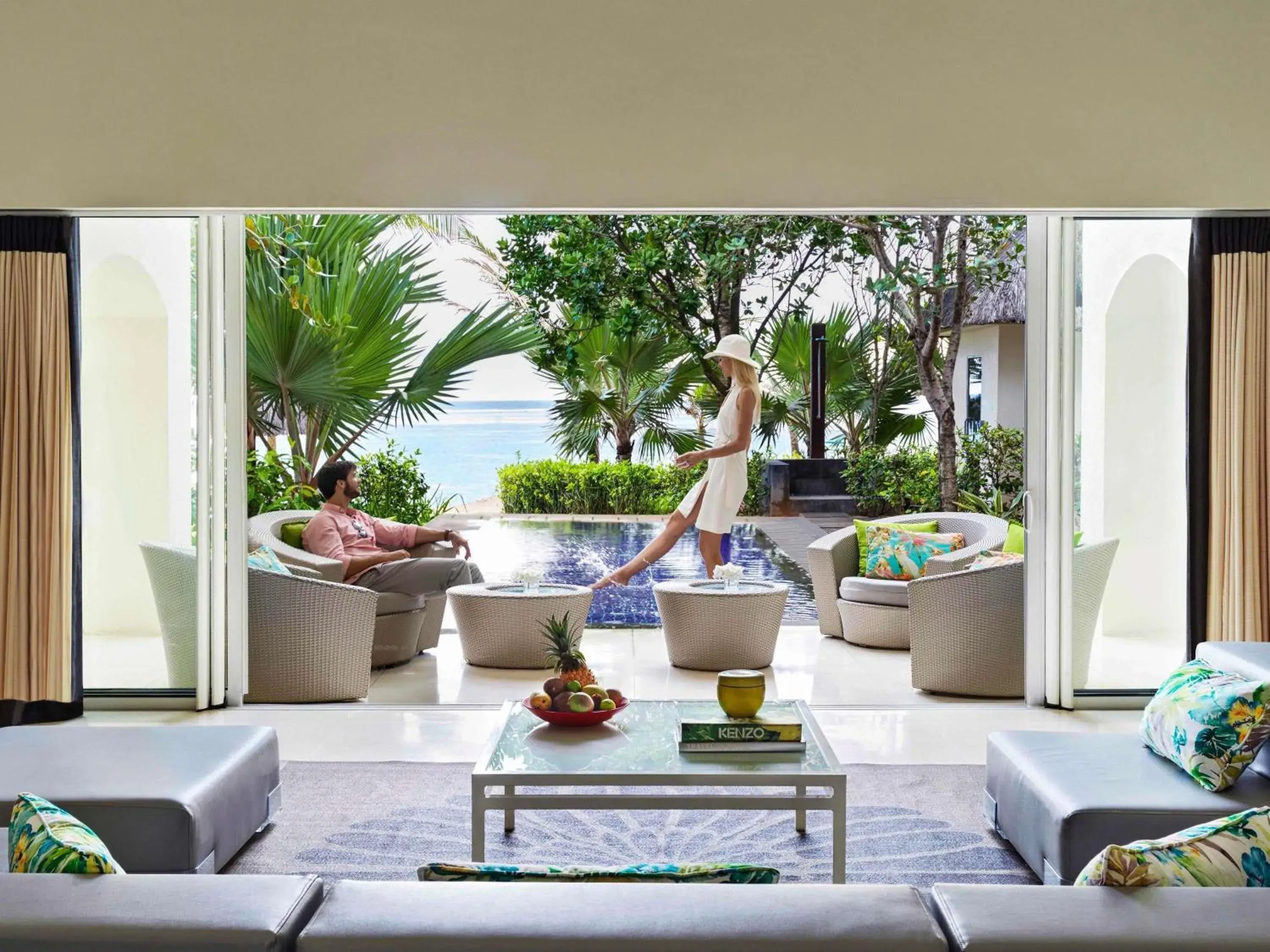 SO Two-Bedroom VIP Beach Villa with Living Room, Private Garden and Private Pool - single occupancy - Beach Front in SO/ Sofitel Mauritius SO Two-Bedroom VIP Beach Villa with Living Room, Private Garden and Private Pool - single occupancy - Beach Front in SO/ Sofitel Mauritius