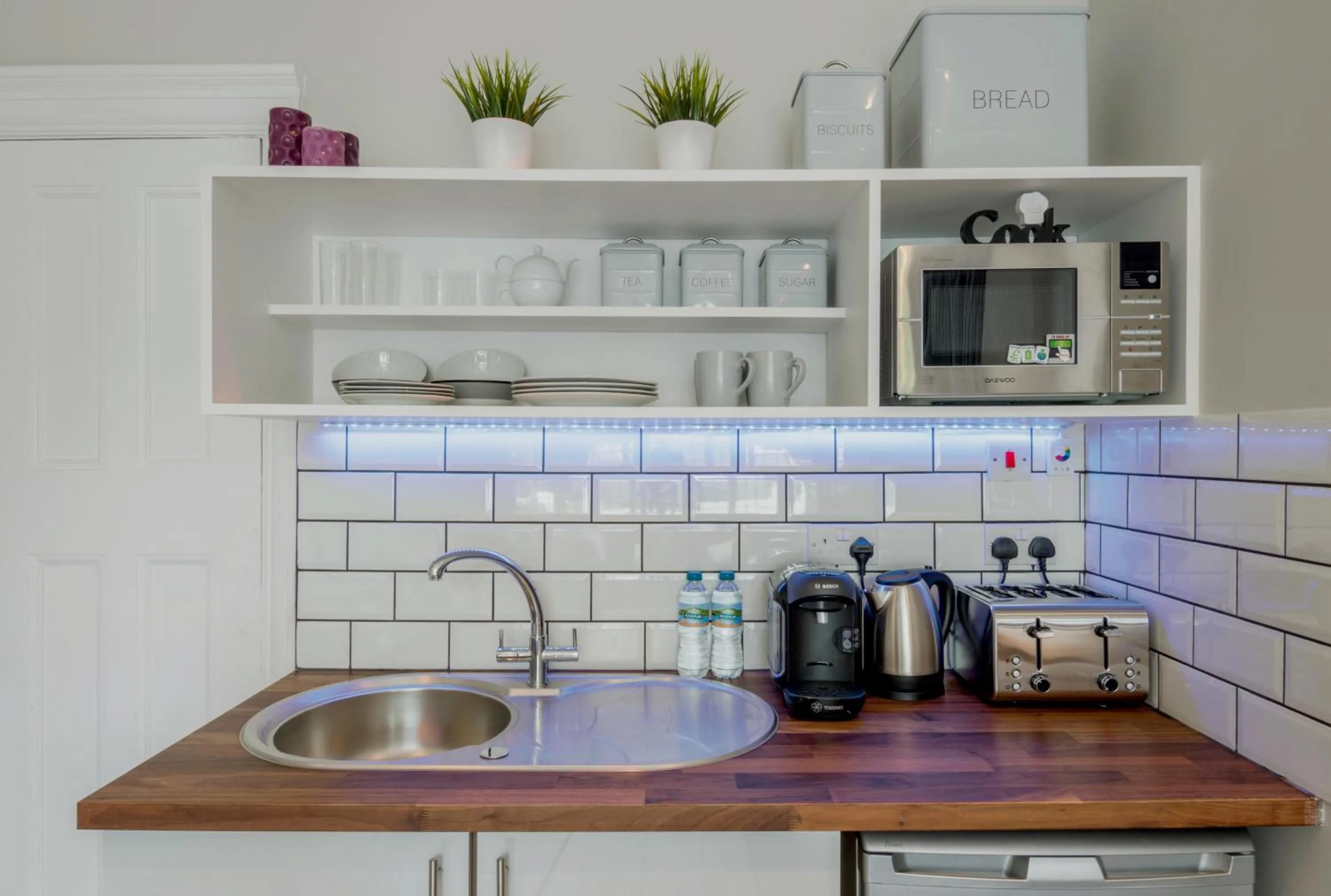 Kitchen or kitchenette in M-Hotels Studios & Apartments Free Parking