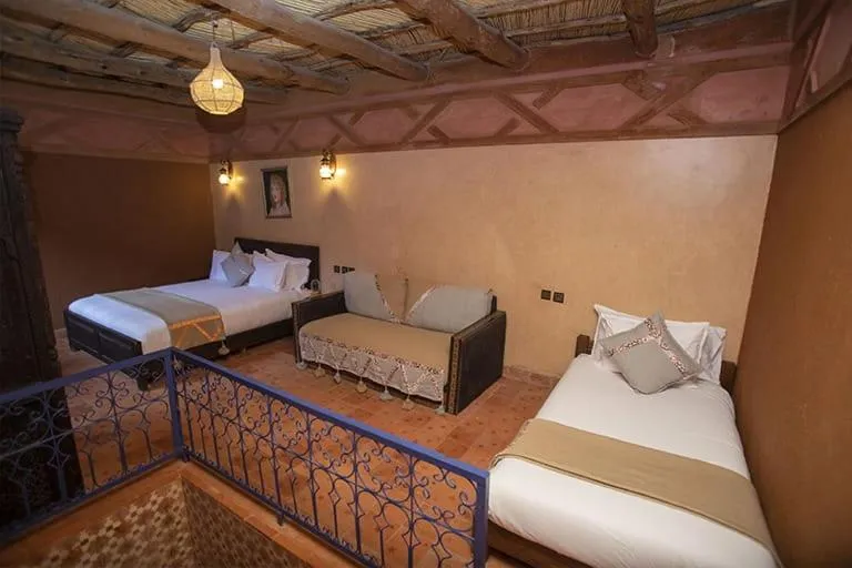 Bed in Ouednoujoum Ecolodge & Spa