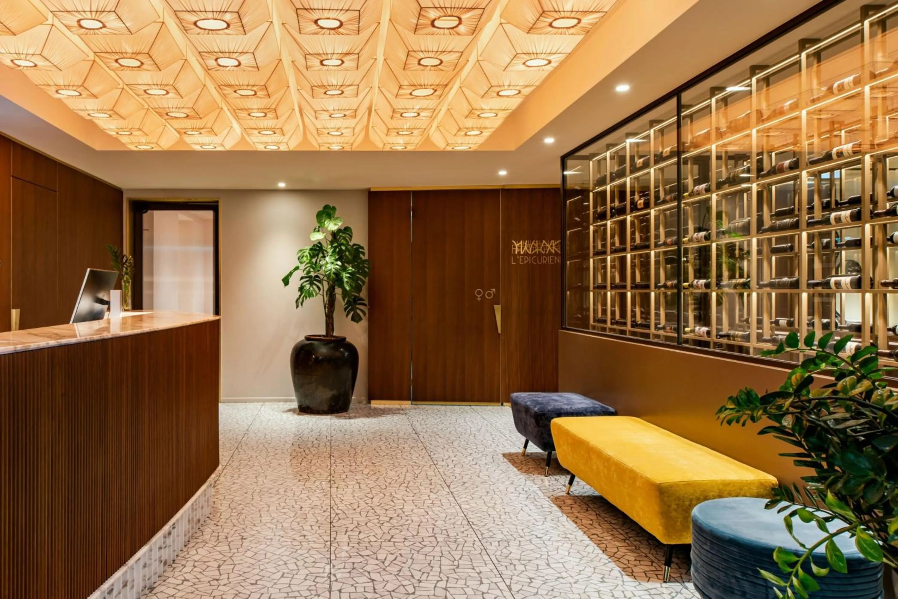 Lobby or reception in Hotel du Léman - Jongny