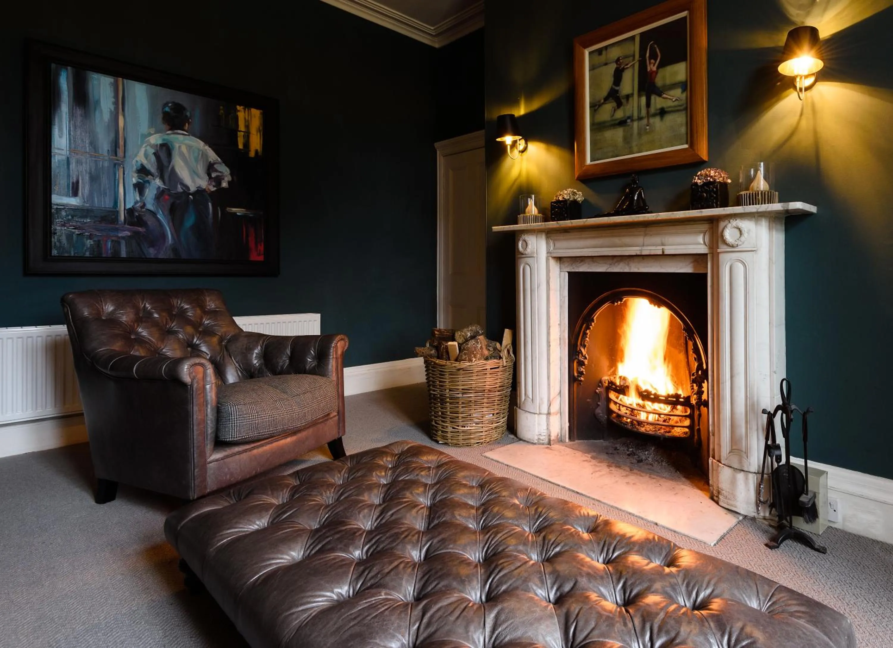 Living room in The Old Manse of Blair, Boutique Hotel & Restaurant