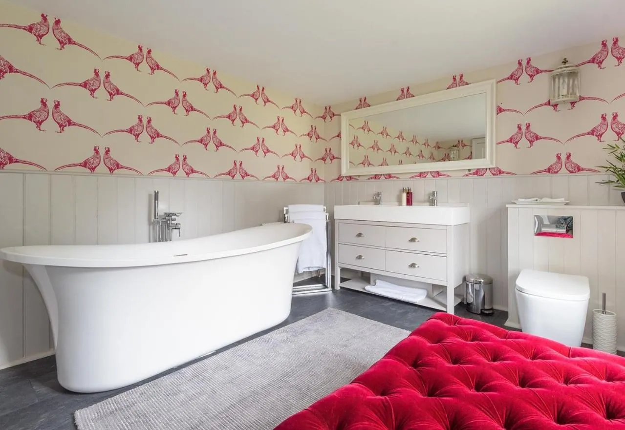 Bathroom, Bed in The Old Manse of Blair, Boutique Hotel & Restaurant