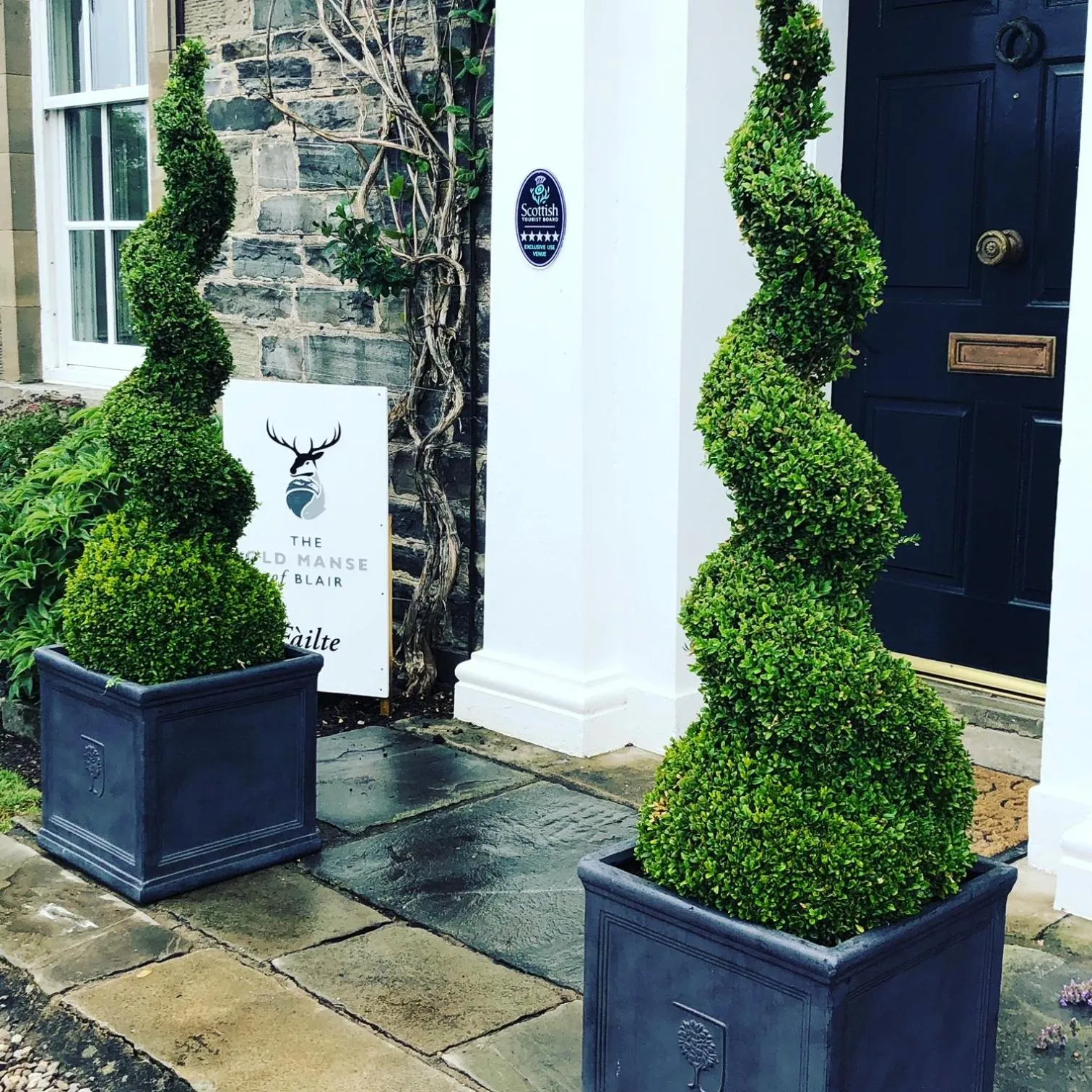 Facade/entrance in The Old Manse of Blair, Boutique Hotel & Restaurant