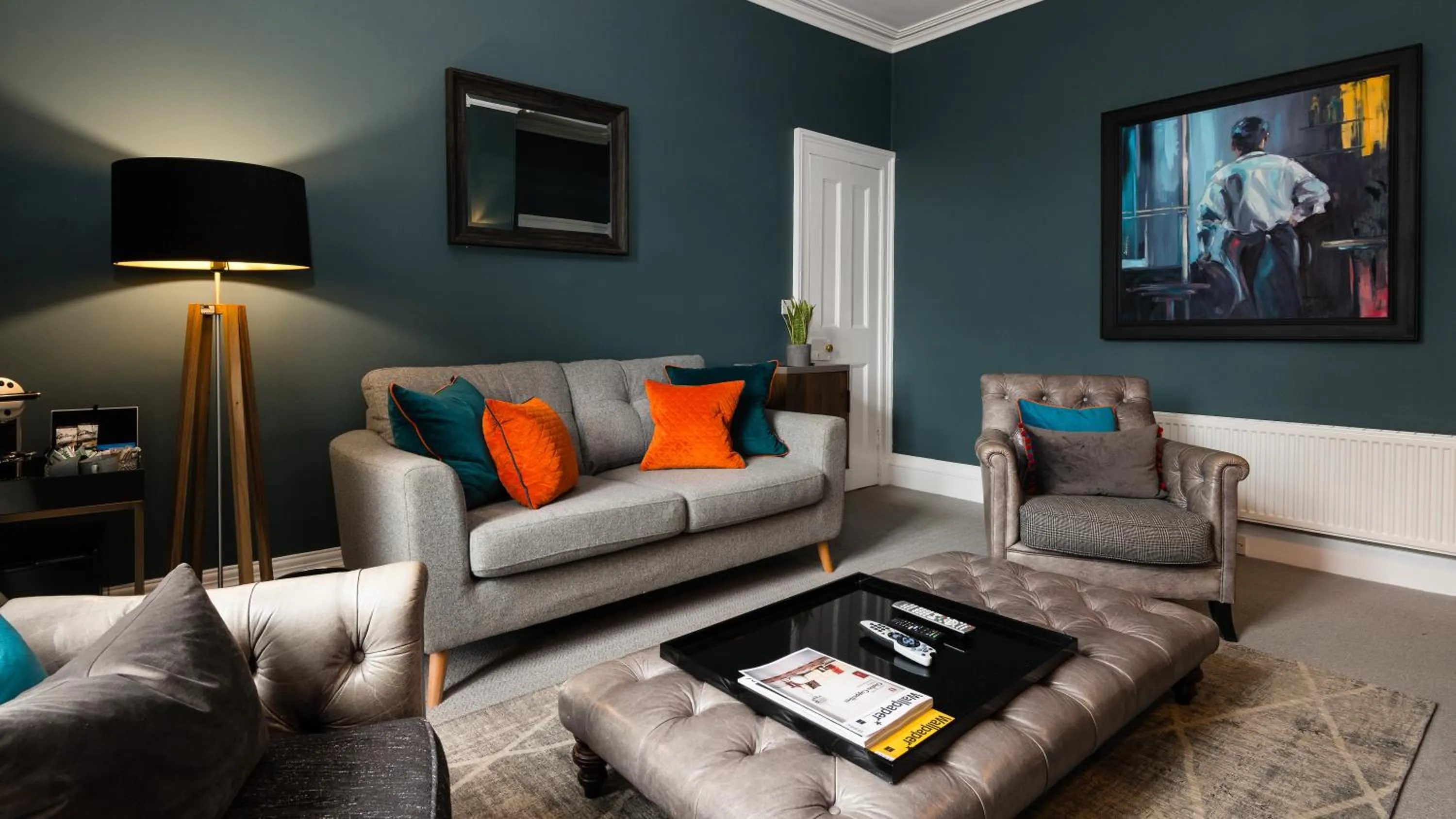 Living room in The Old Manse of Blair, Boutique Hotel & Restaurant