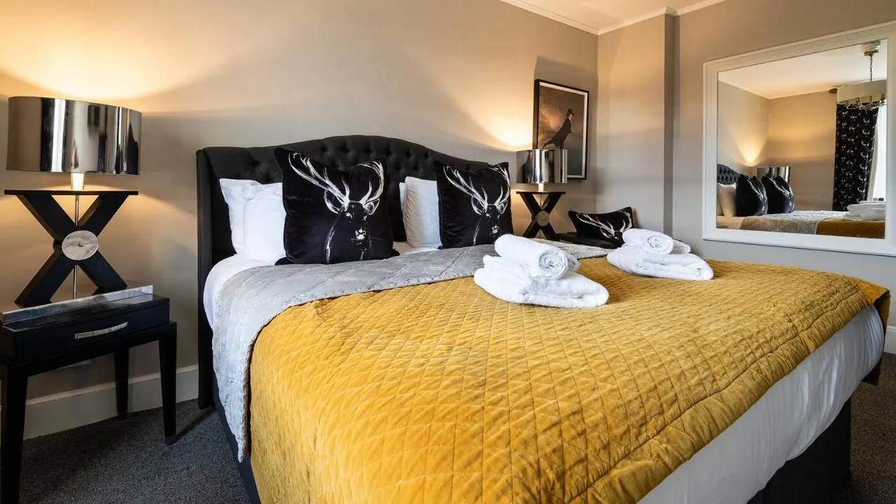 Bed in The Old Manse of Blair, Boutique Hotel & Restaurant