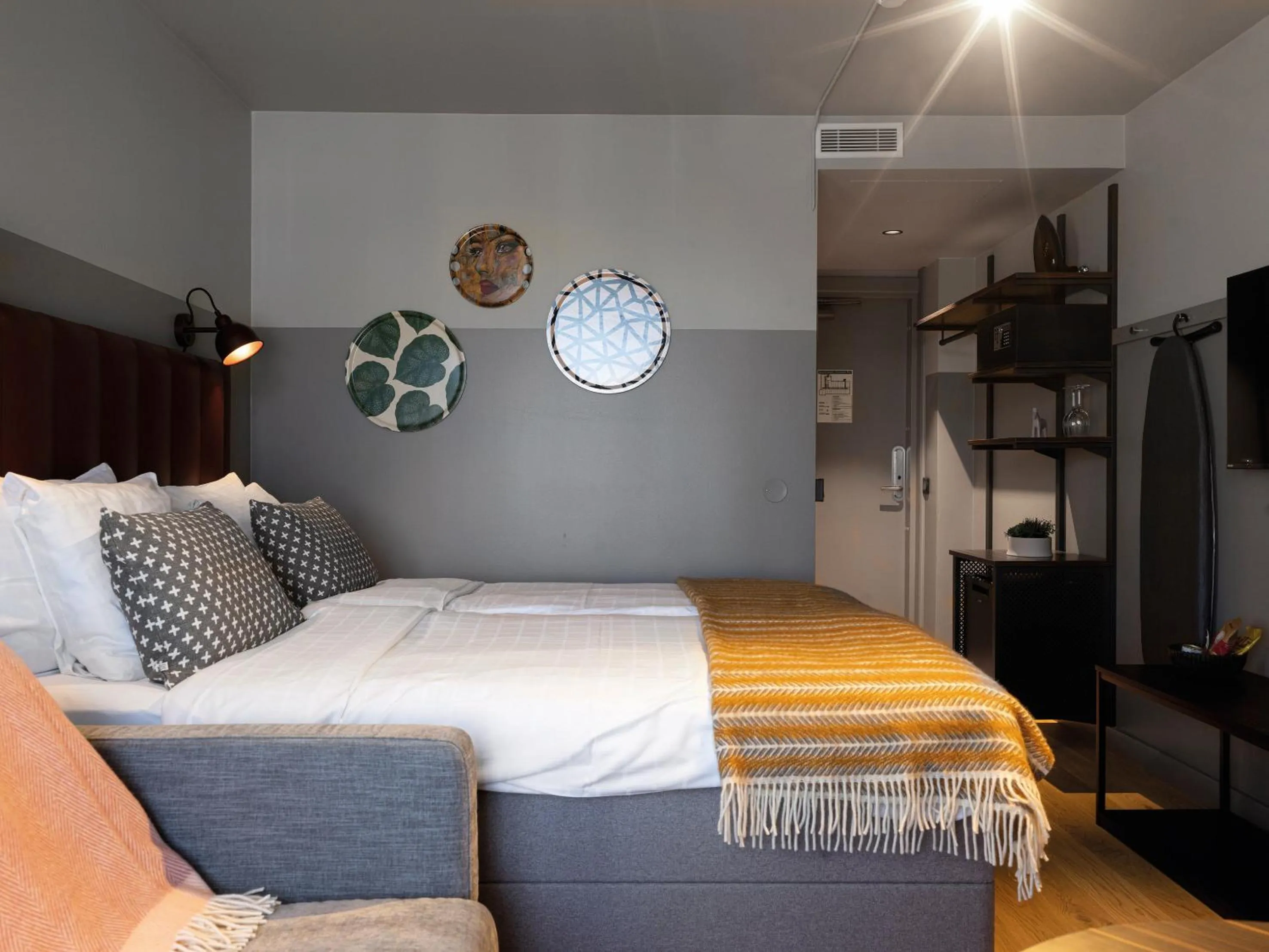 Bed in Elite City Hotel, Örebro