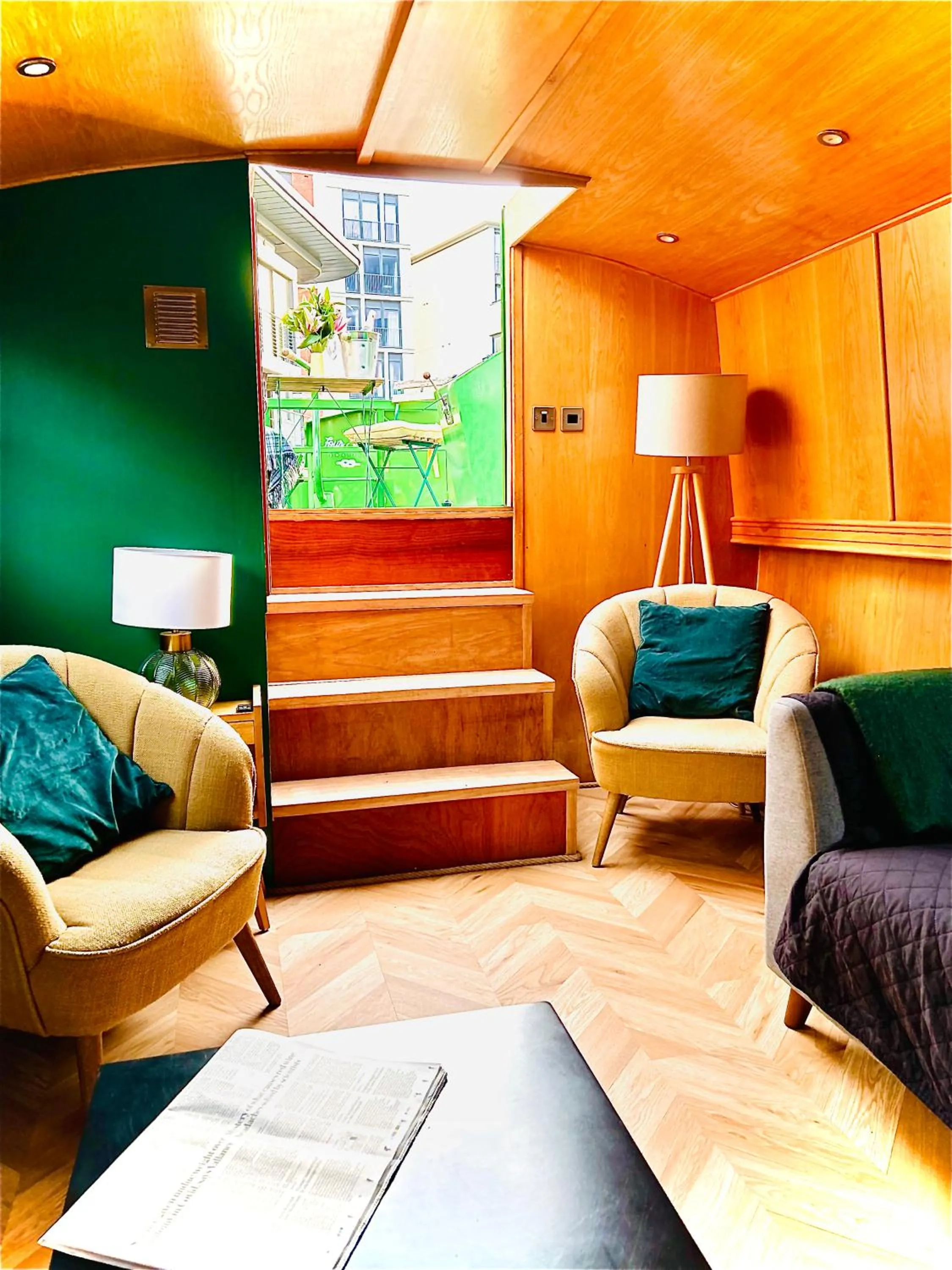 Living room in Edinburgh - Houseboats