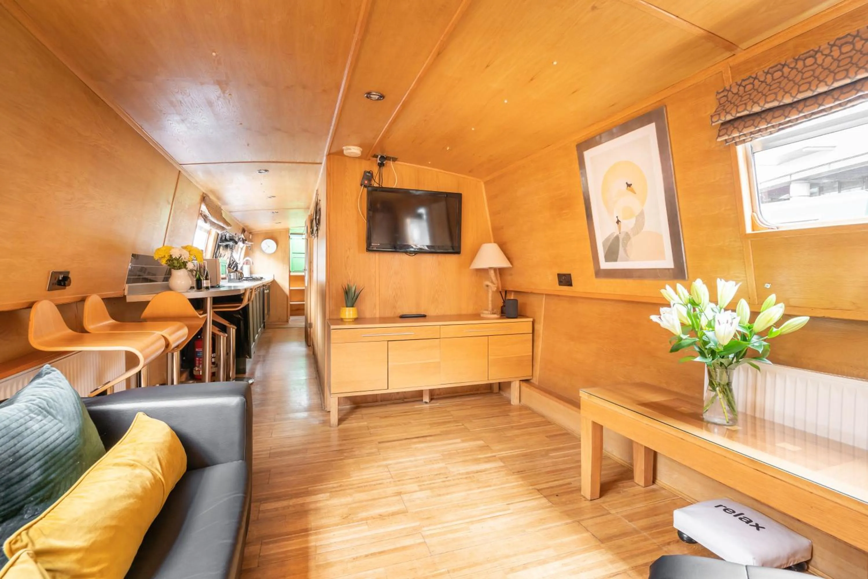 Living room in Edinburgh - Houseboats