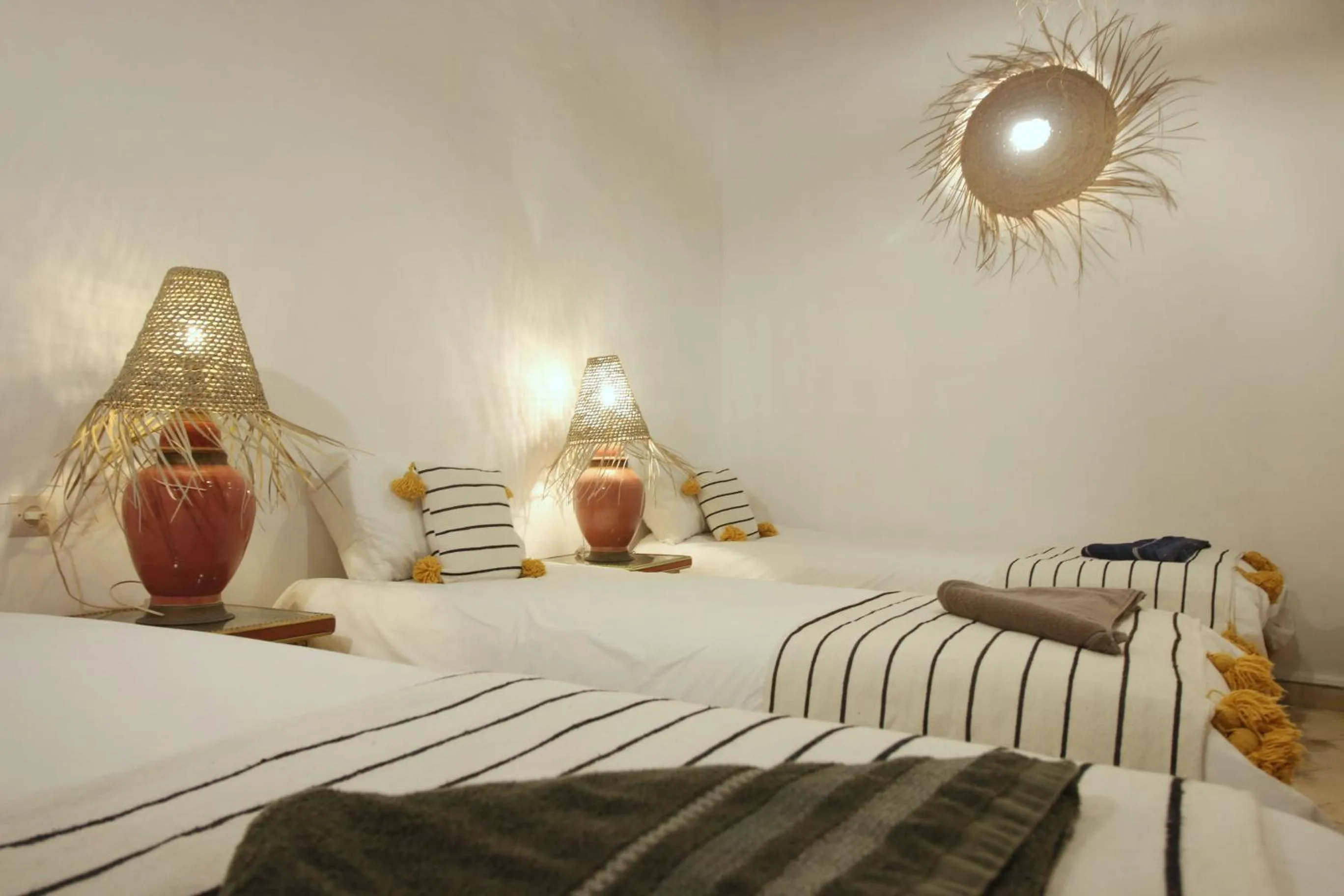 Decorative detail, Bed in Riad Dar Zayna