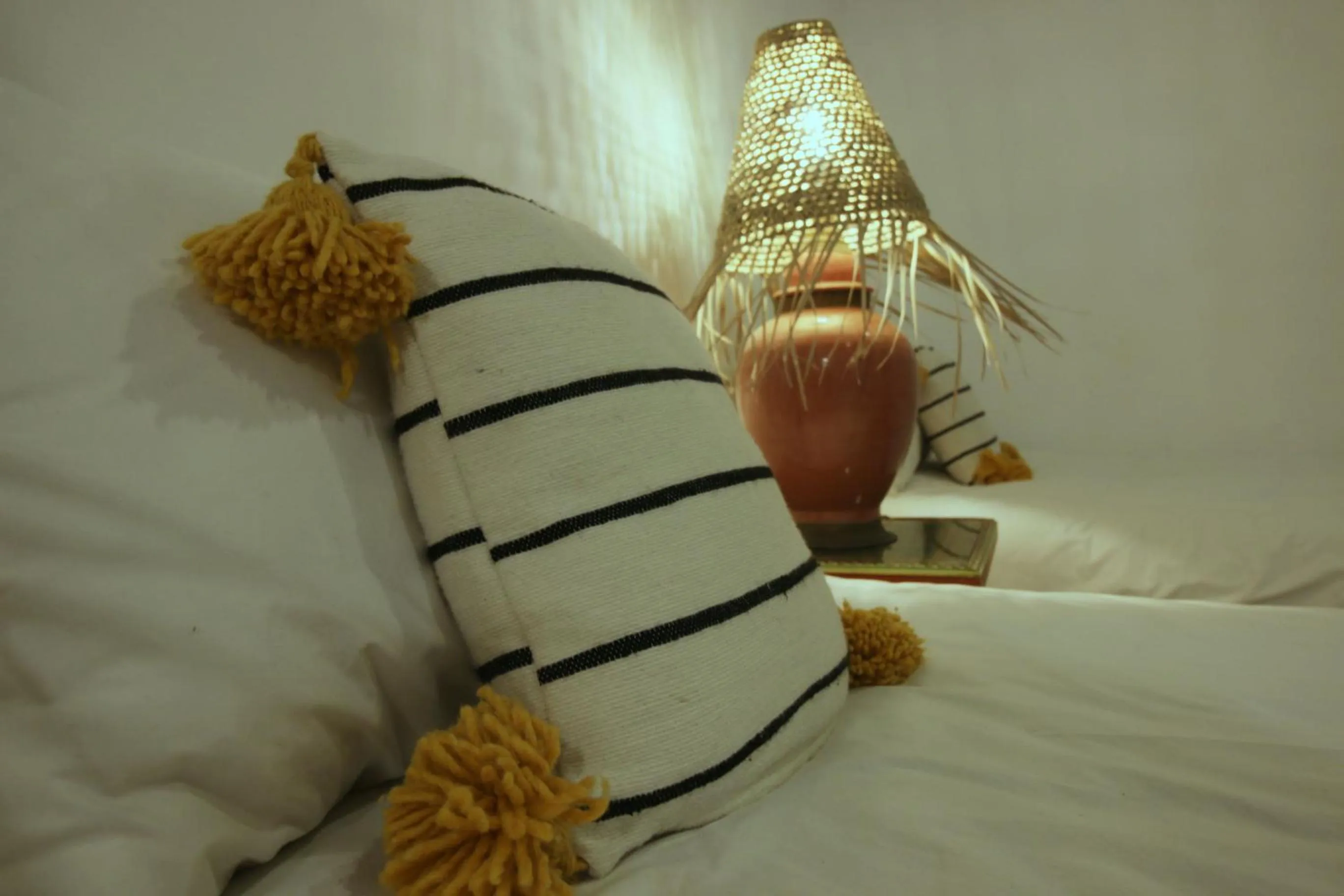 Decorative detail, Bed in Riad Dar Zayna