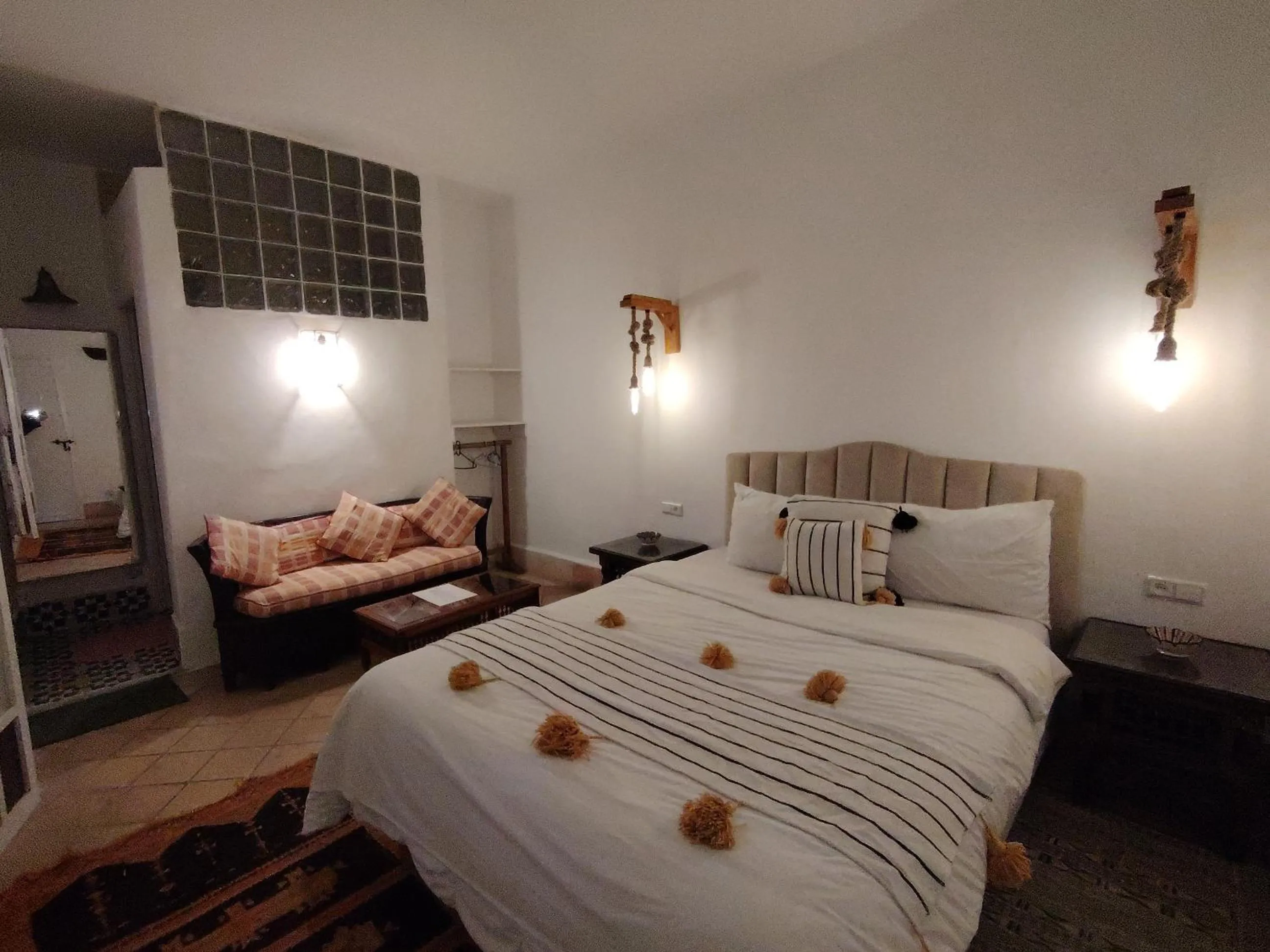 Bed in Riad Dar Zayna
