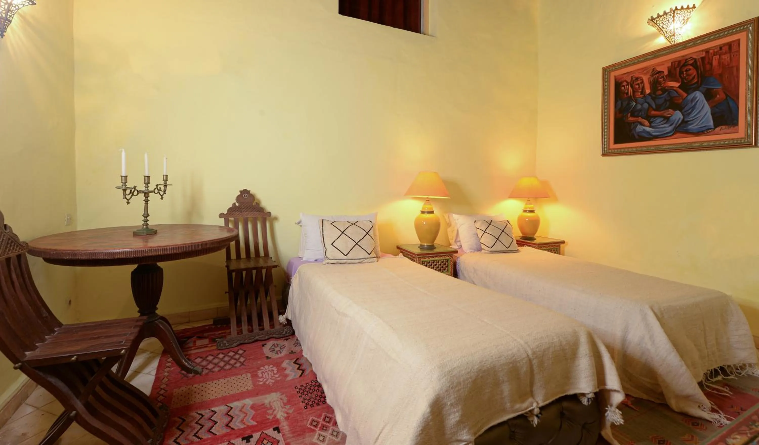 Bed in Riad Dar Zayna