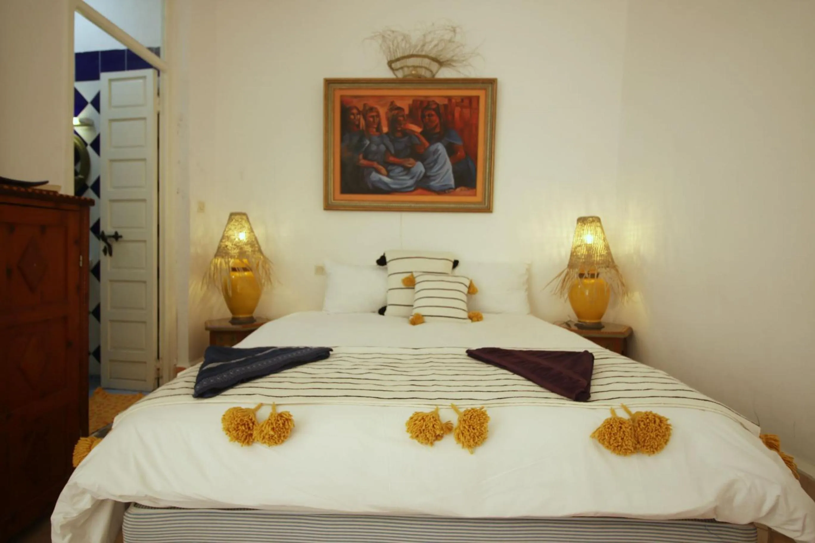 View (from property/room), Bed in Riad Dar Zayna