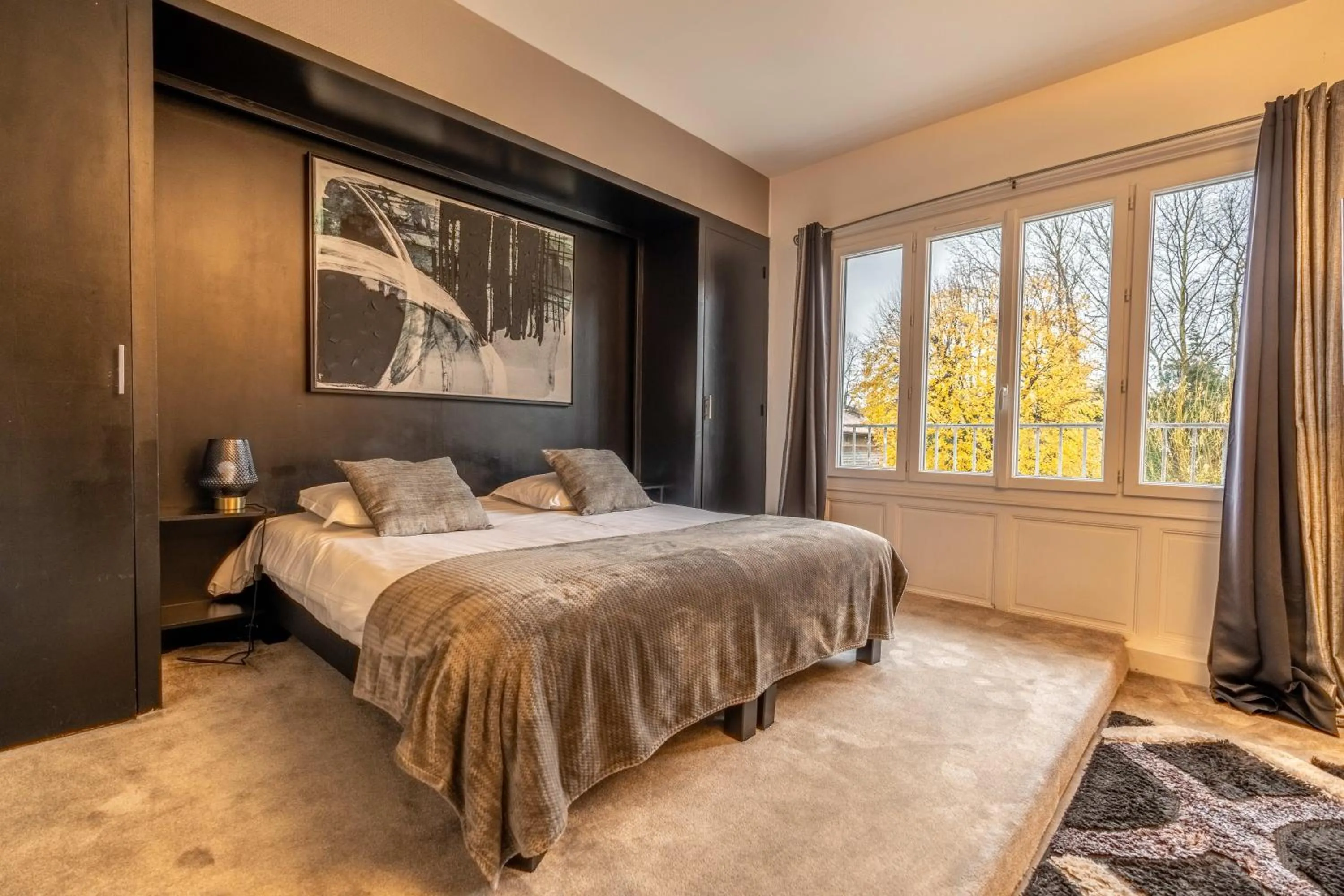 Bed in Hôtel Quai des Pontis