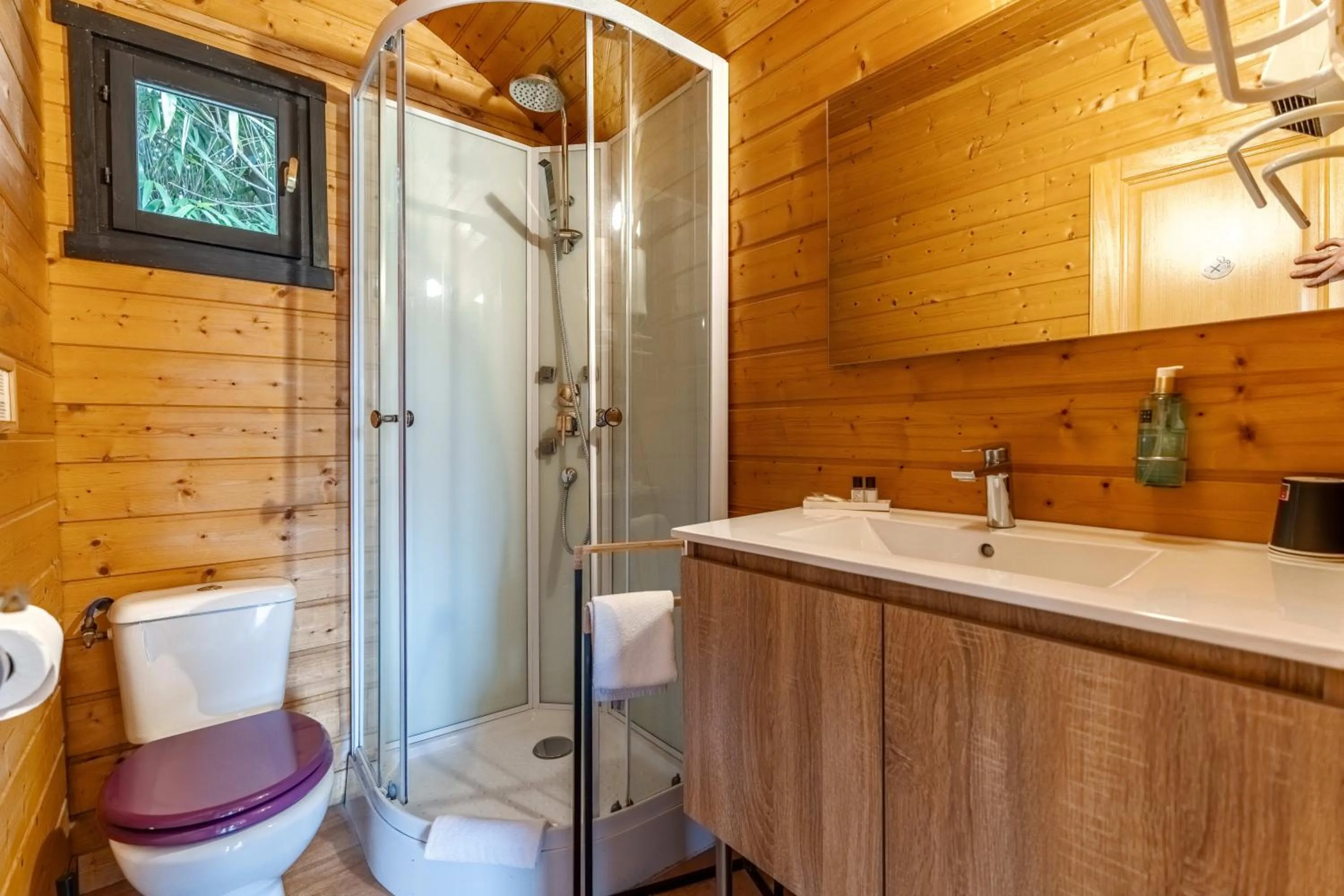 Shower in Hôtel Quai des Pontis