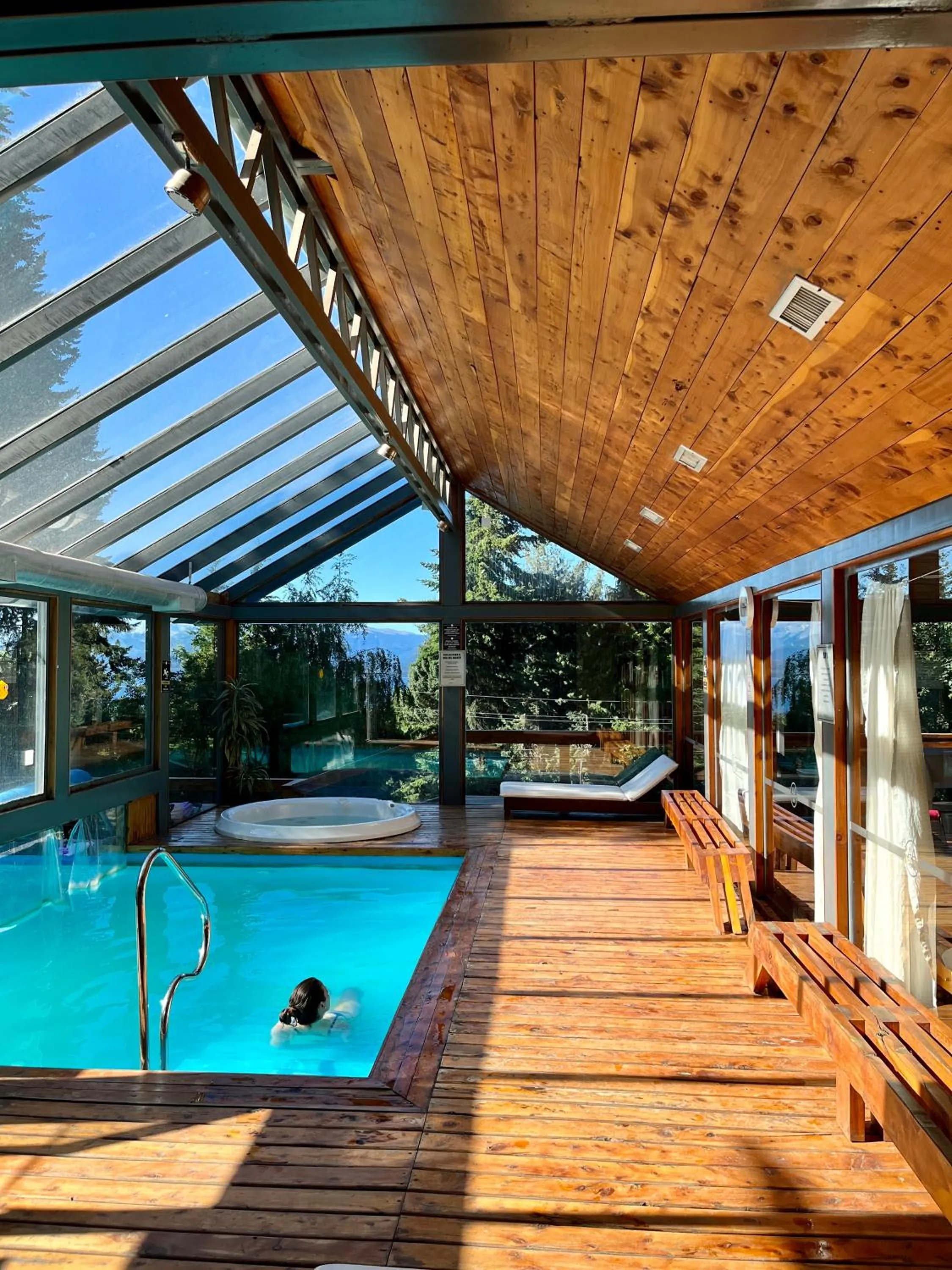 Pool view in Aldea Andina Hotel&Spa