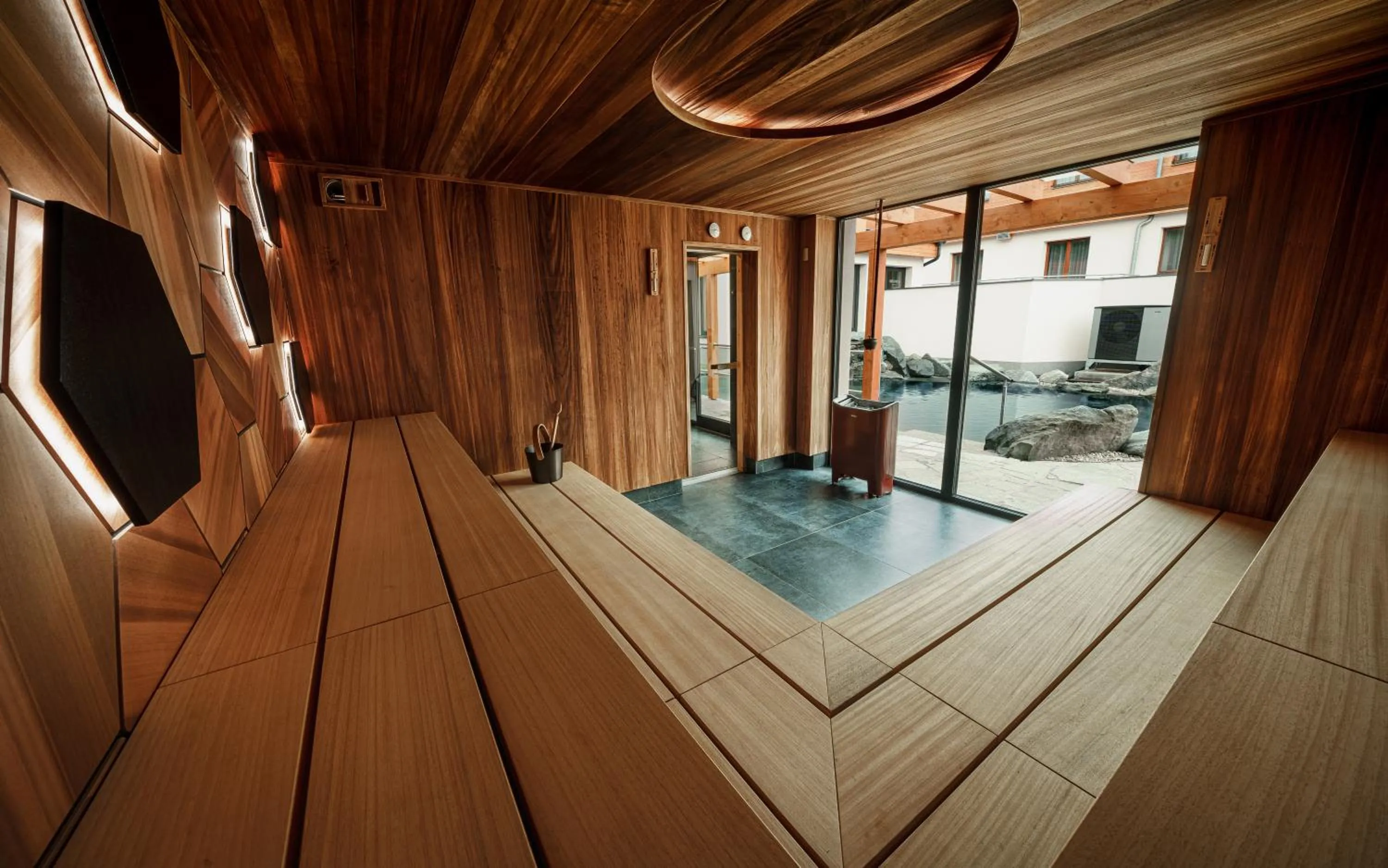 Sauna in Hotel Horal