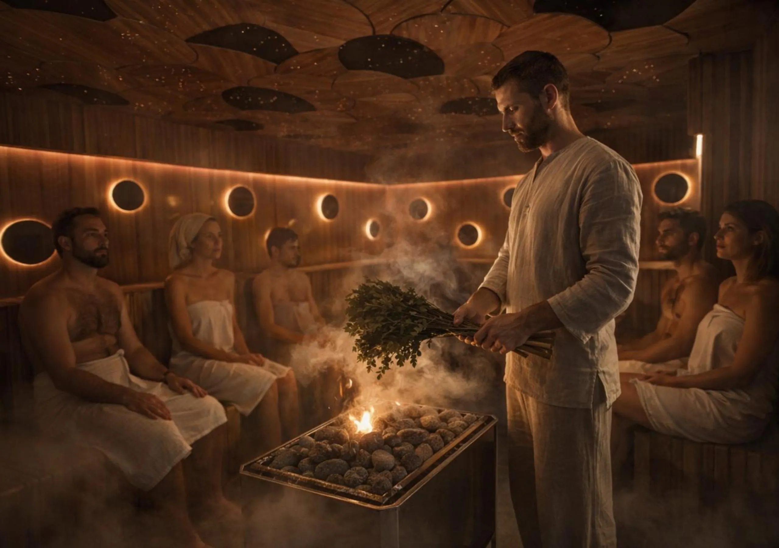 Sauna in Hotel Horal