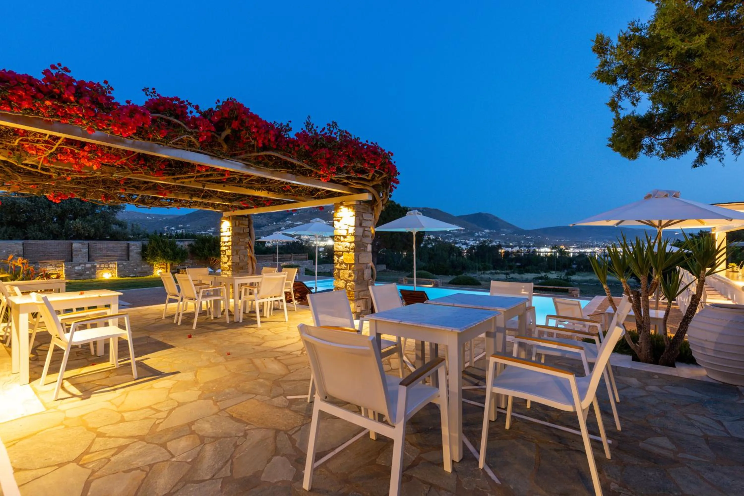 Patio in Roses Beach