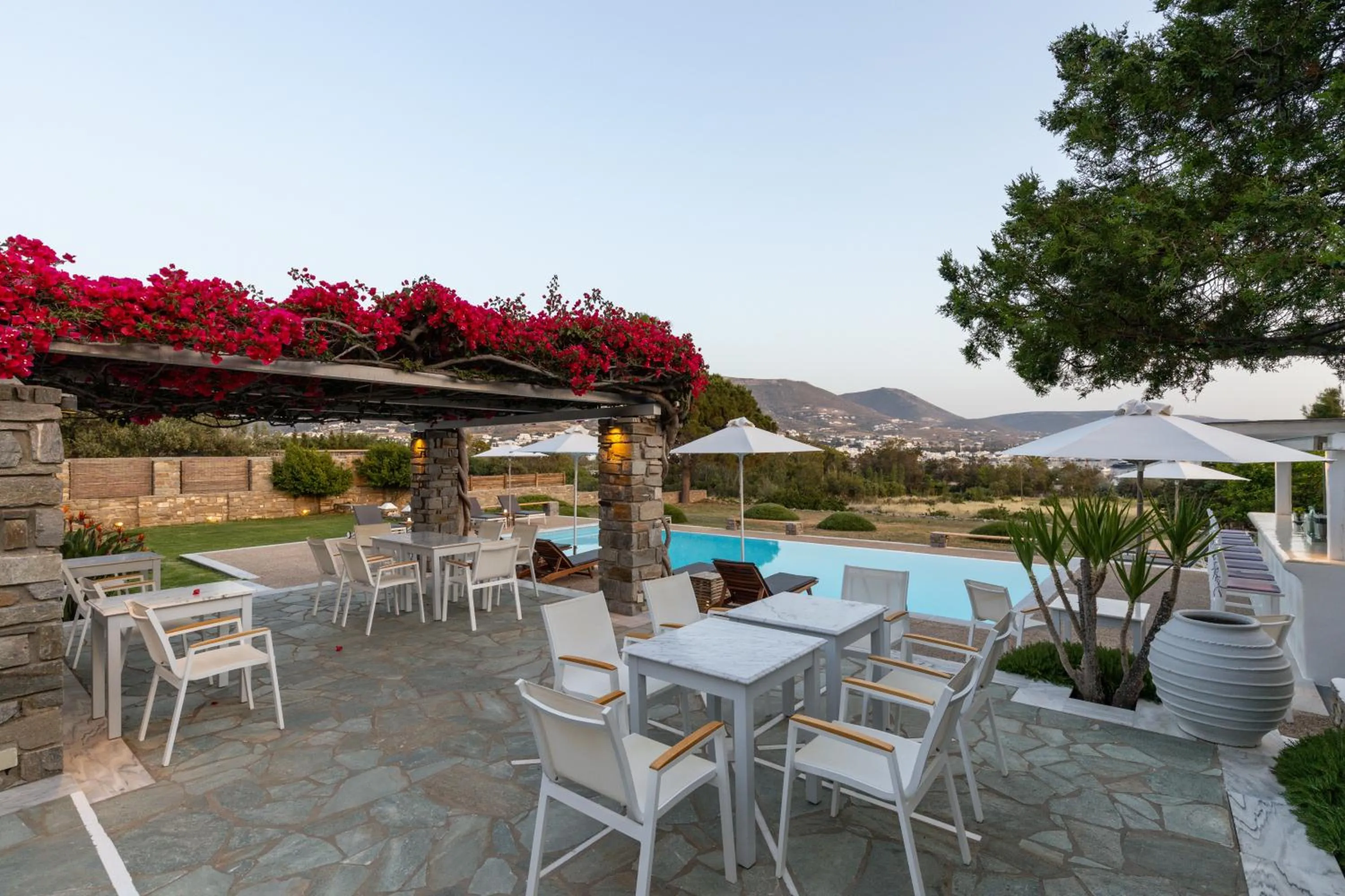 Patio in Roses Beach