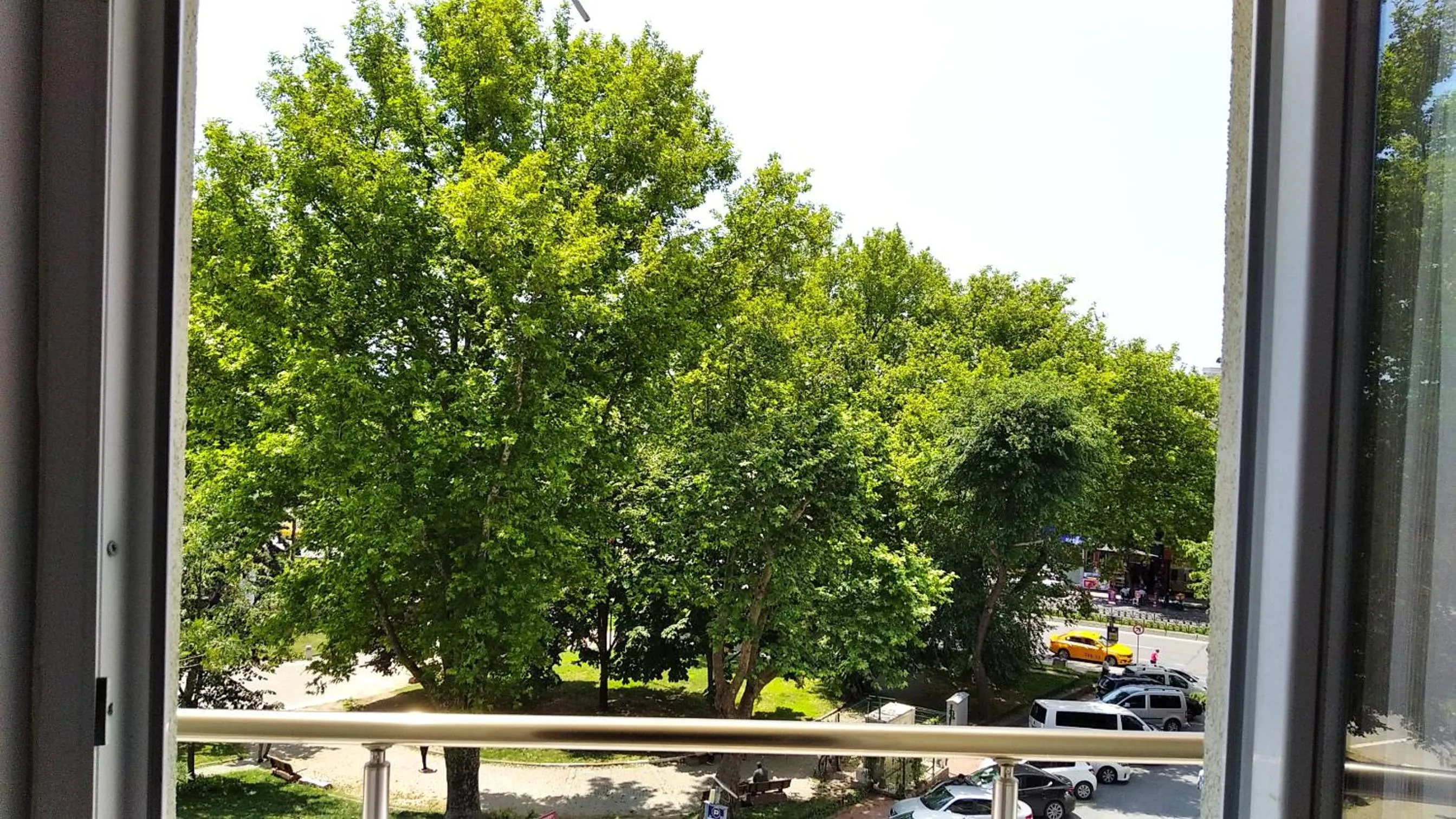 Quiet street view in Hotel Yesilpark