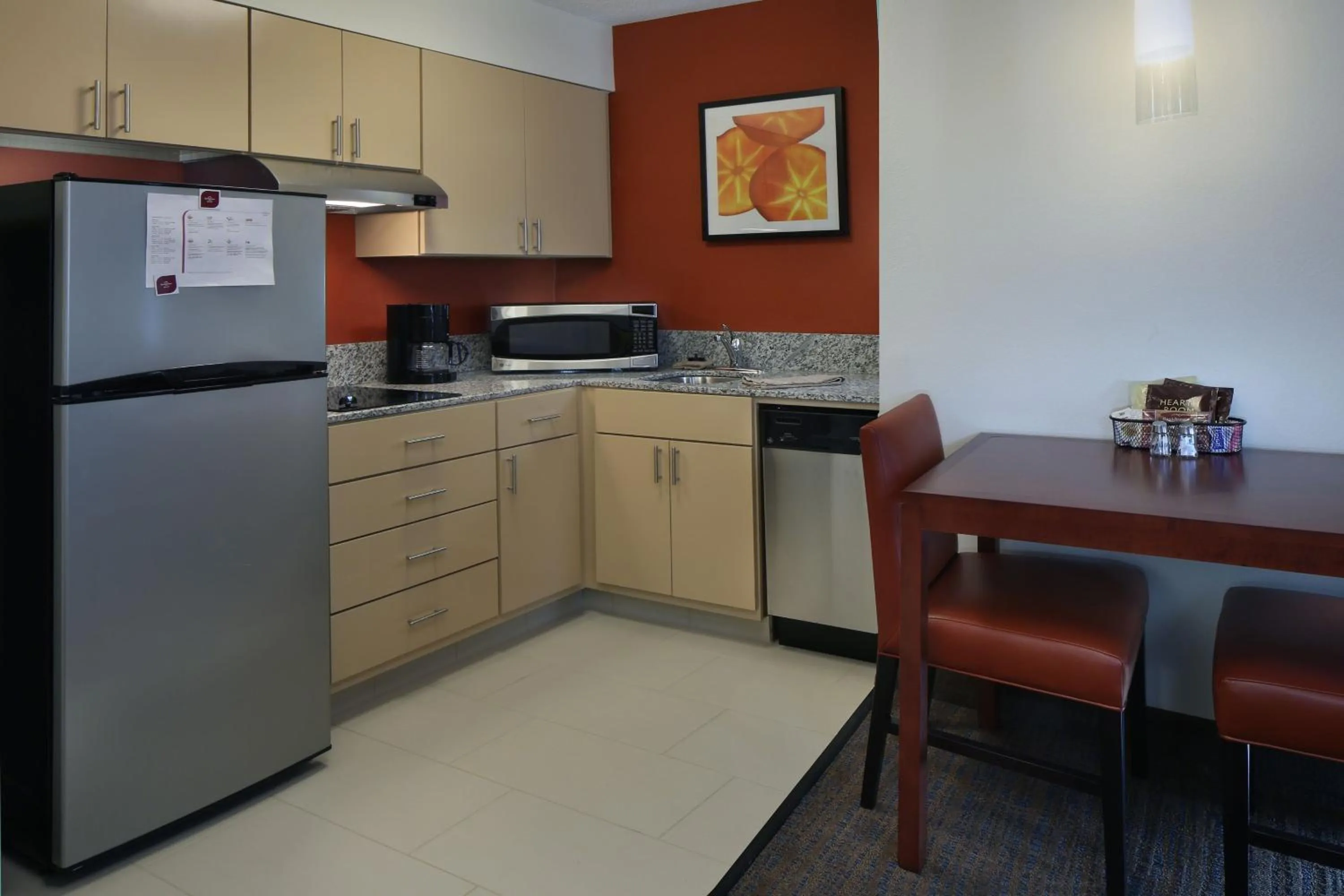Kitchen or kitchenette in Residence Inn Mystic Groton