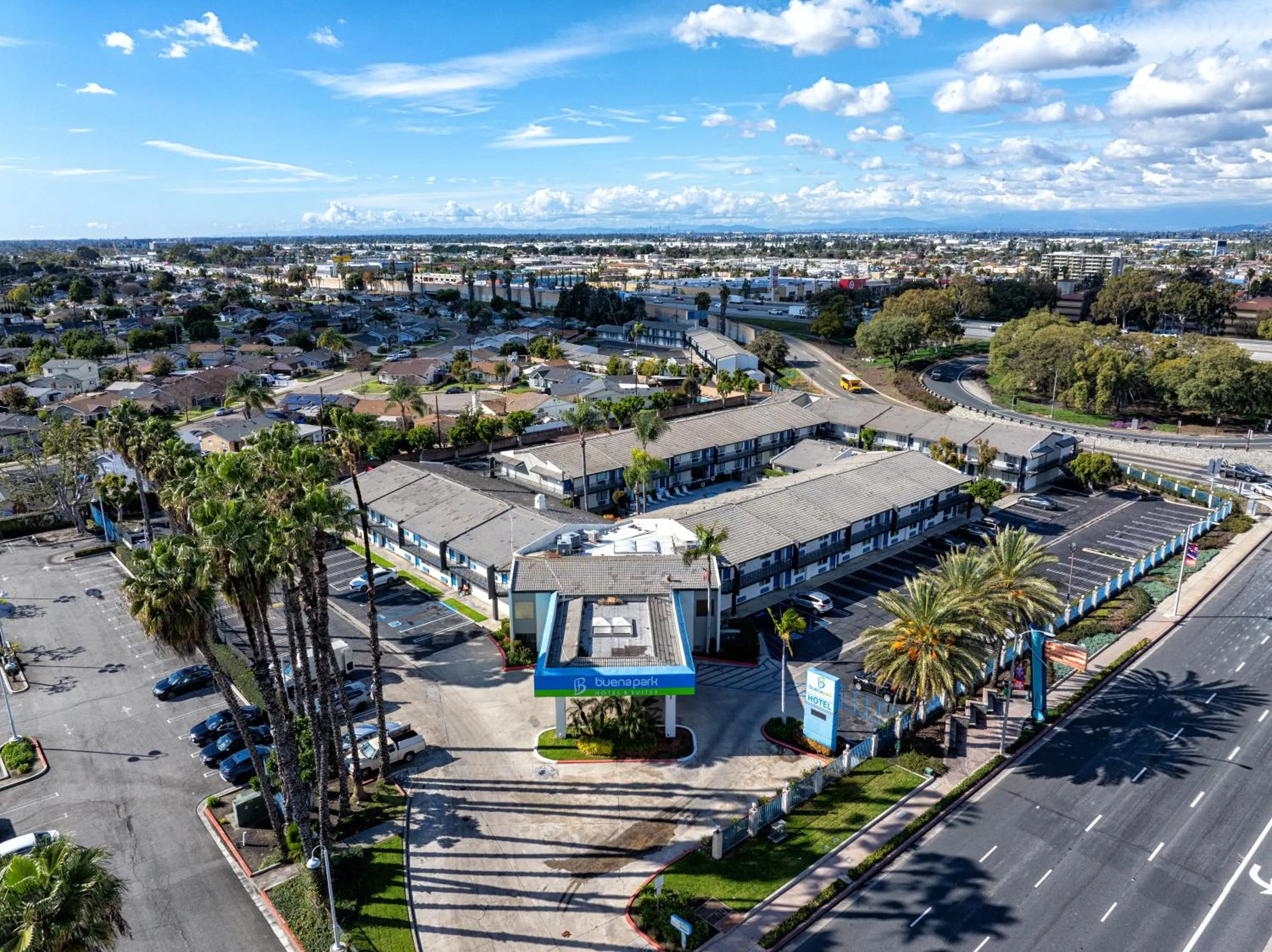 Property building, Bird's-eye View in Quality Inn & Suites Buena Park Anaheim