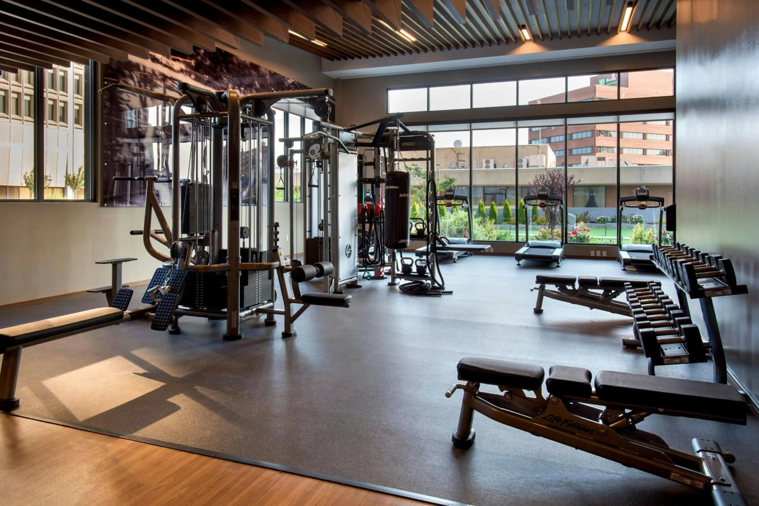 Fitness centre/facilities in Marriott Springfield Downtown