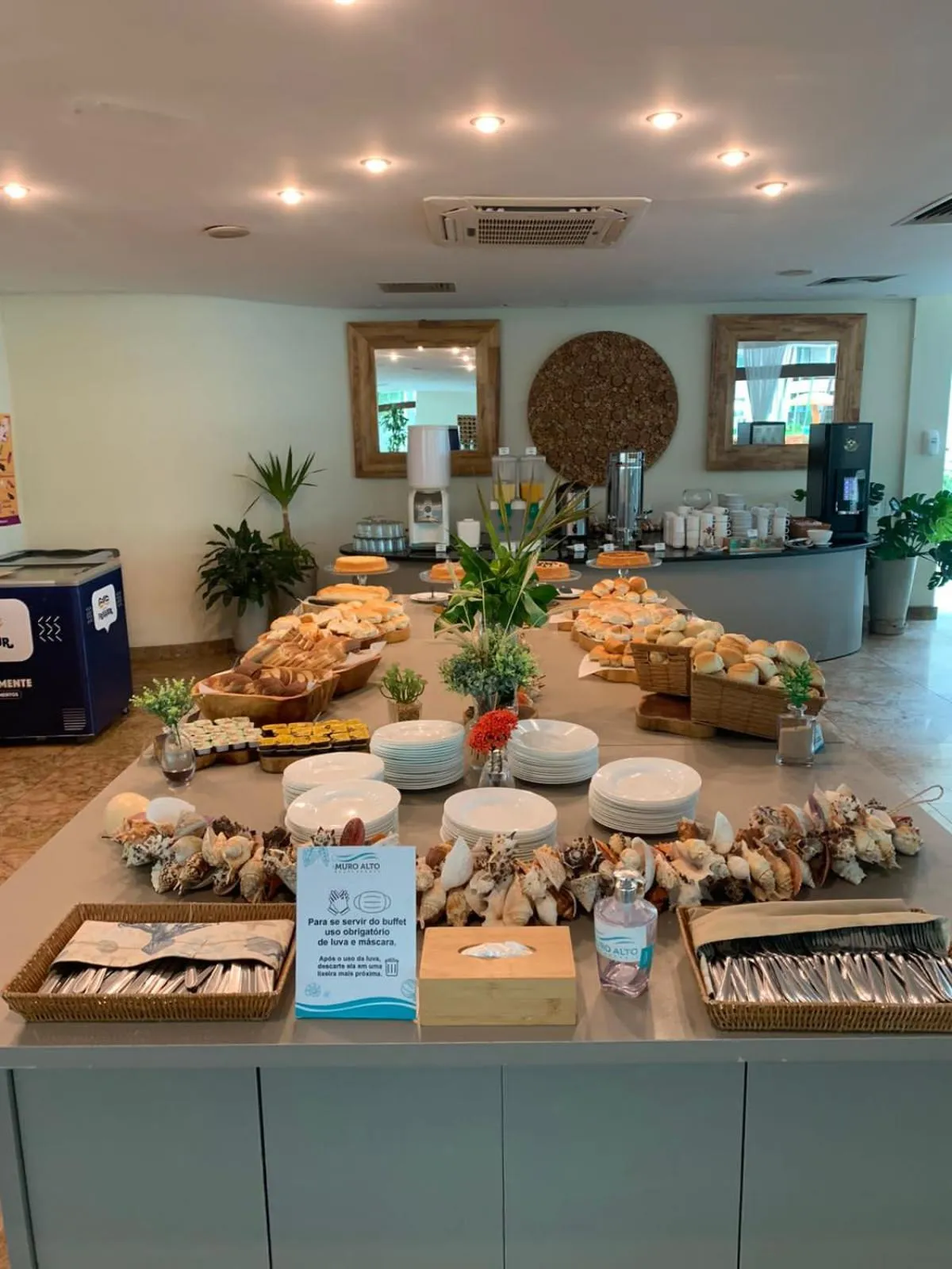 Buffet breakfast in Marulhos Resort Porto de Galinhas