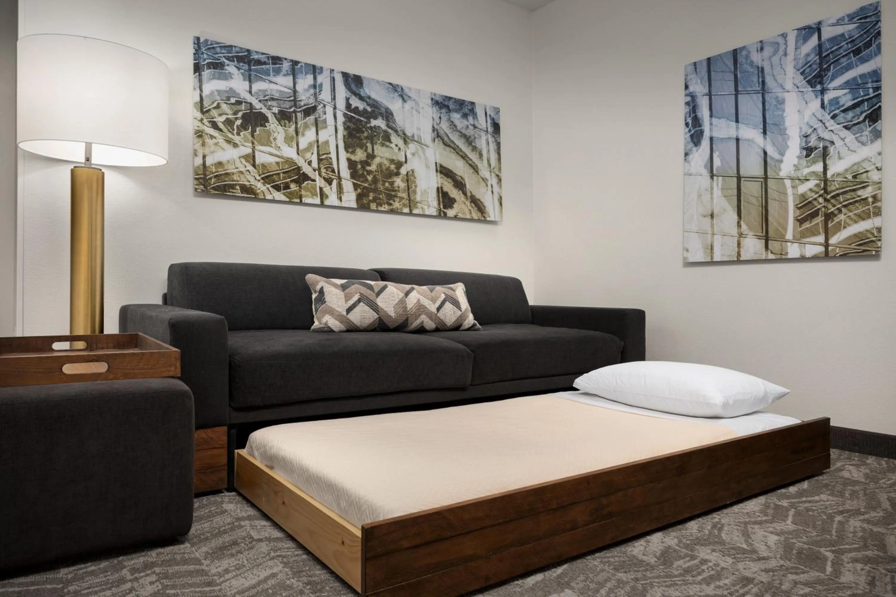 Photo of the whole room in SpringHill Suites Boston Peabody