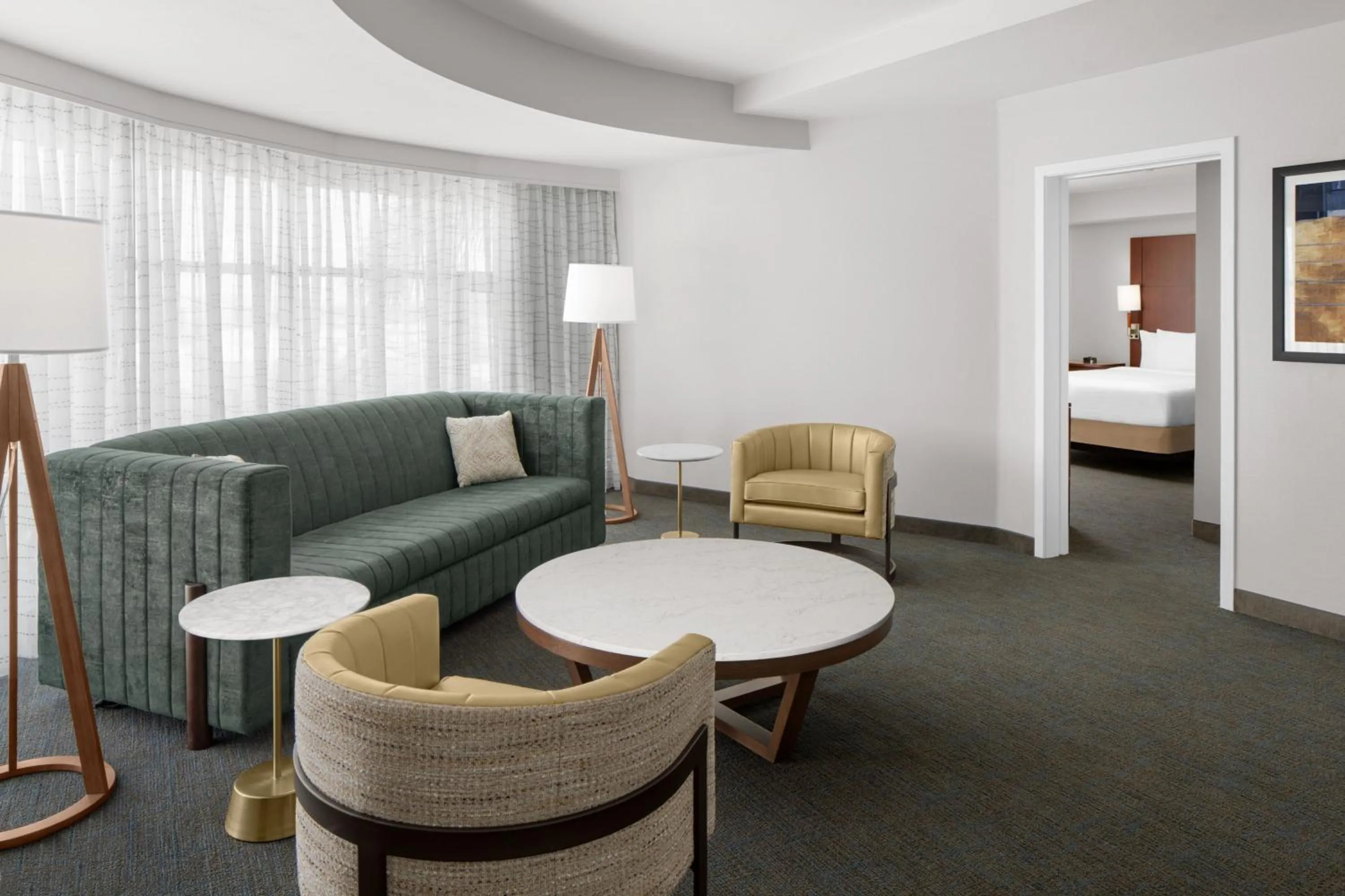 Living room in Residence Inn Los Angeles Burbank/Downtown