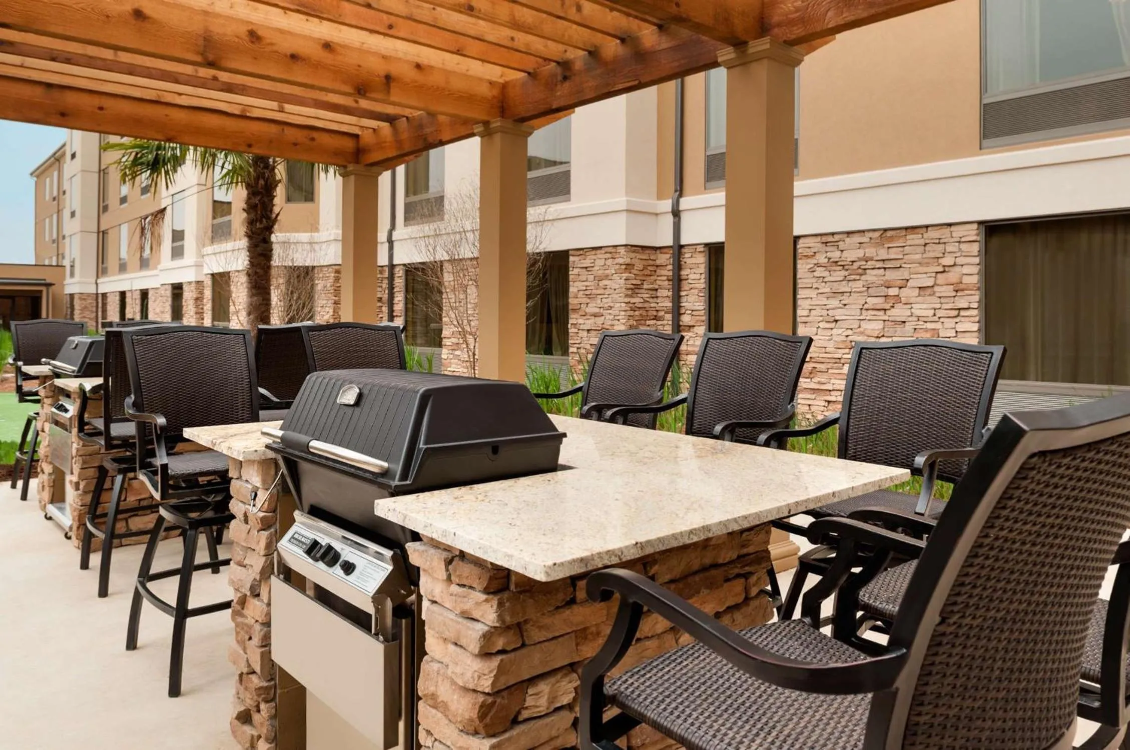Patio in Homewood Suites by Hilton Shreveport Bossier City, LA