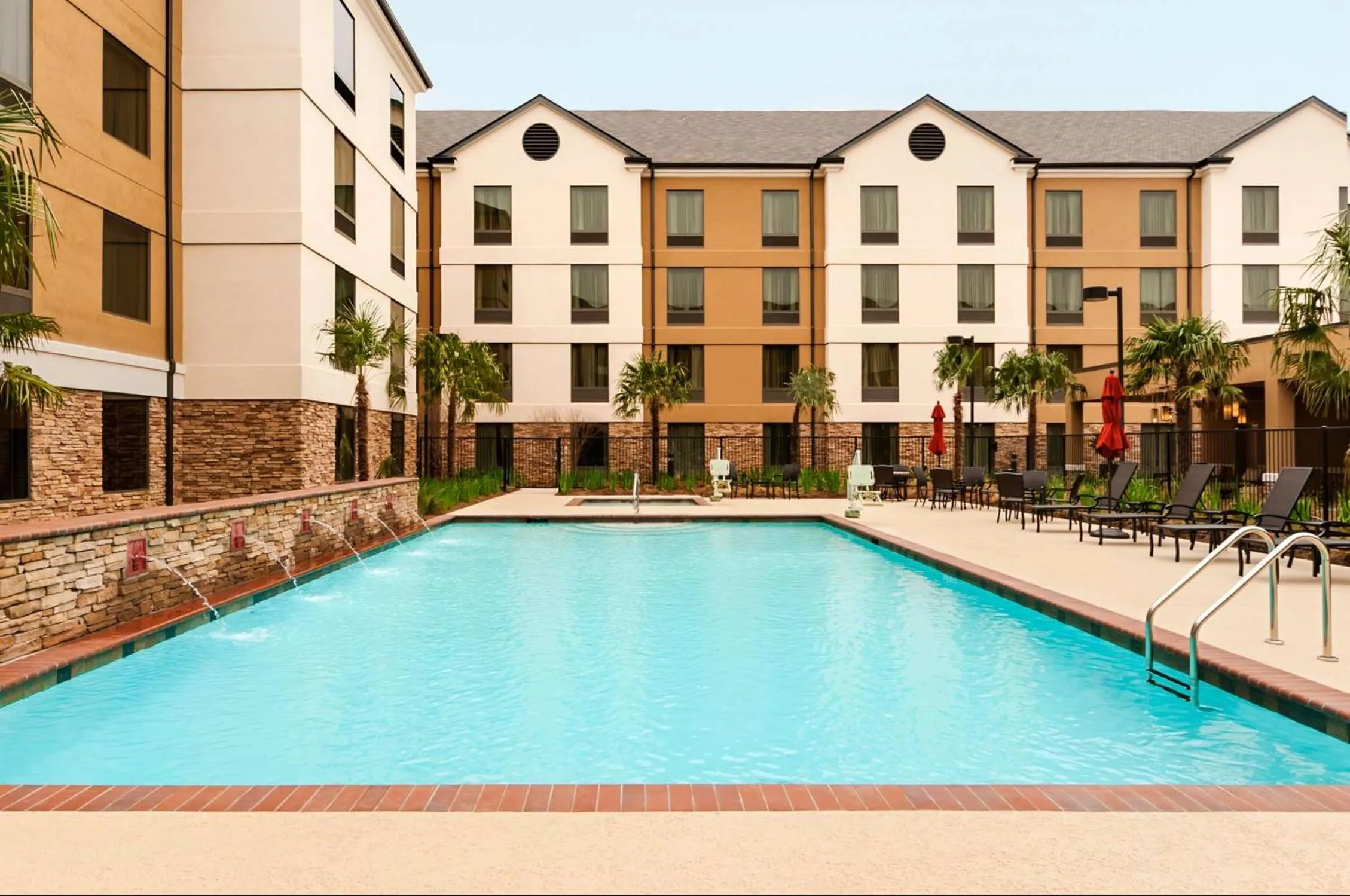 Pool view in Homewood Suites by Hilton Shreveport Bossier City, LA