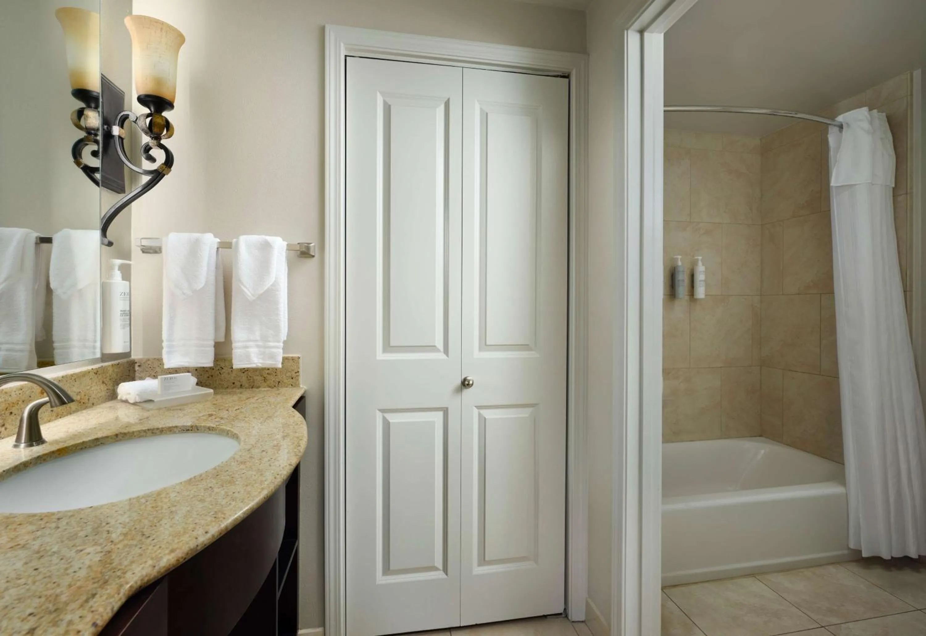 Bathroom in Homewood Suites by Hilton Shreveport Bossier City, LA