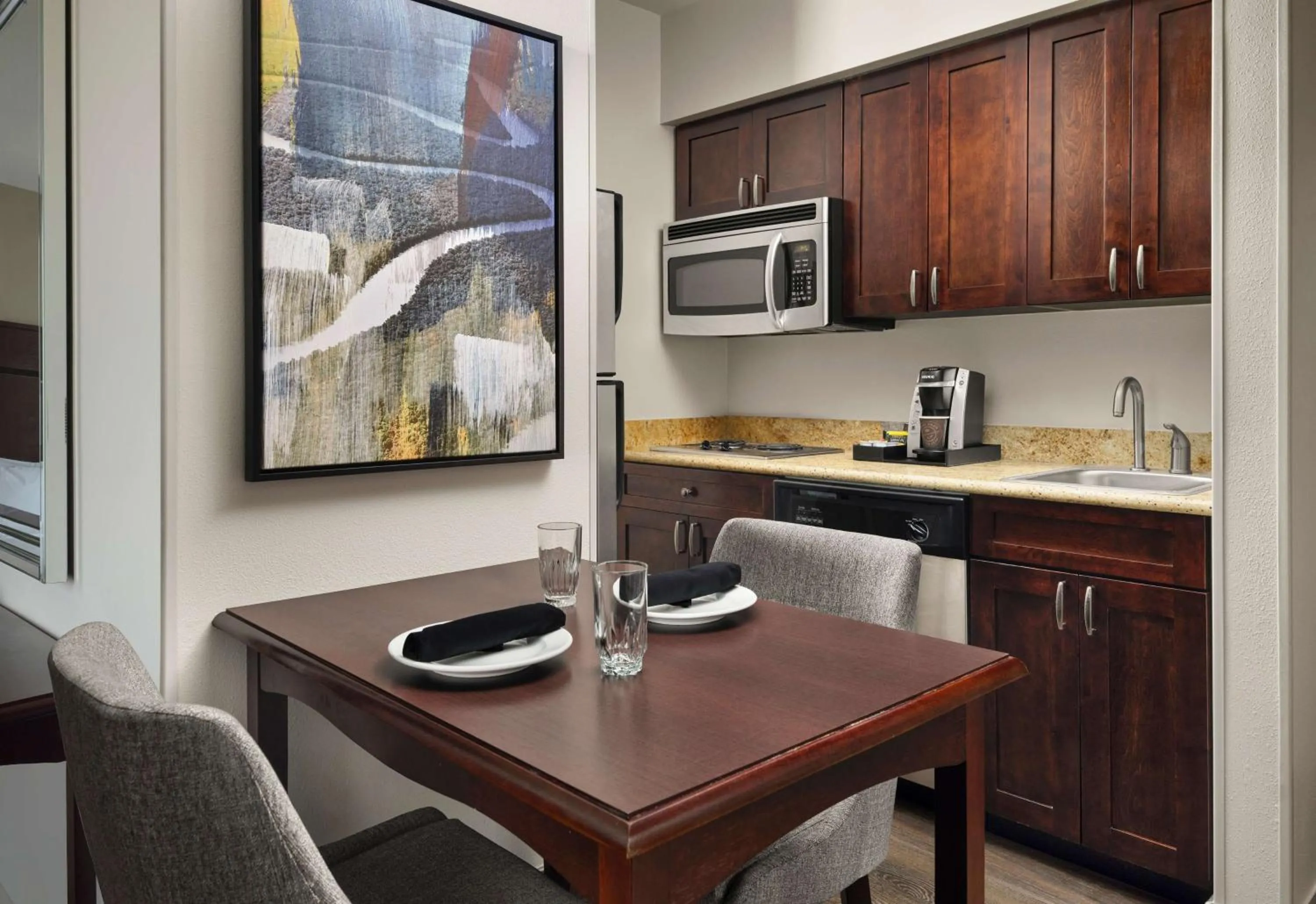Kitchen or kitchenette in Homewood Suites by Hilton Shreveport Bossier City, LA
