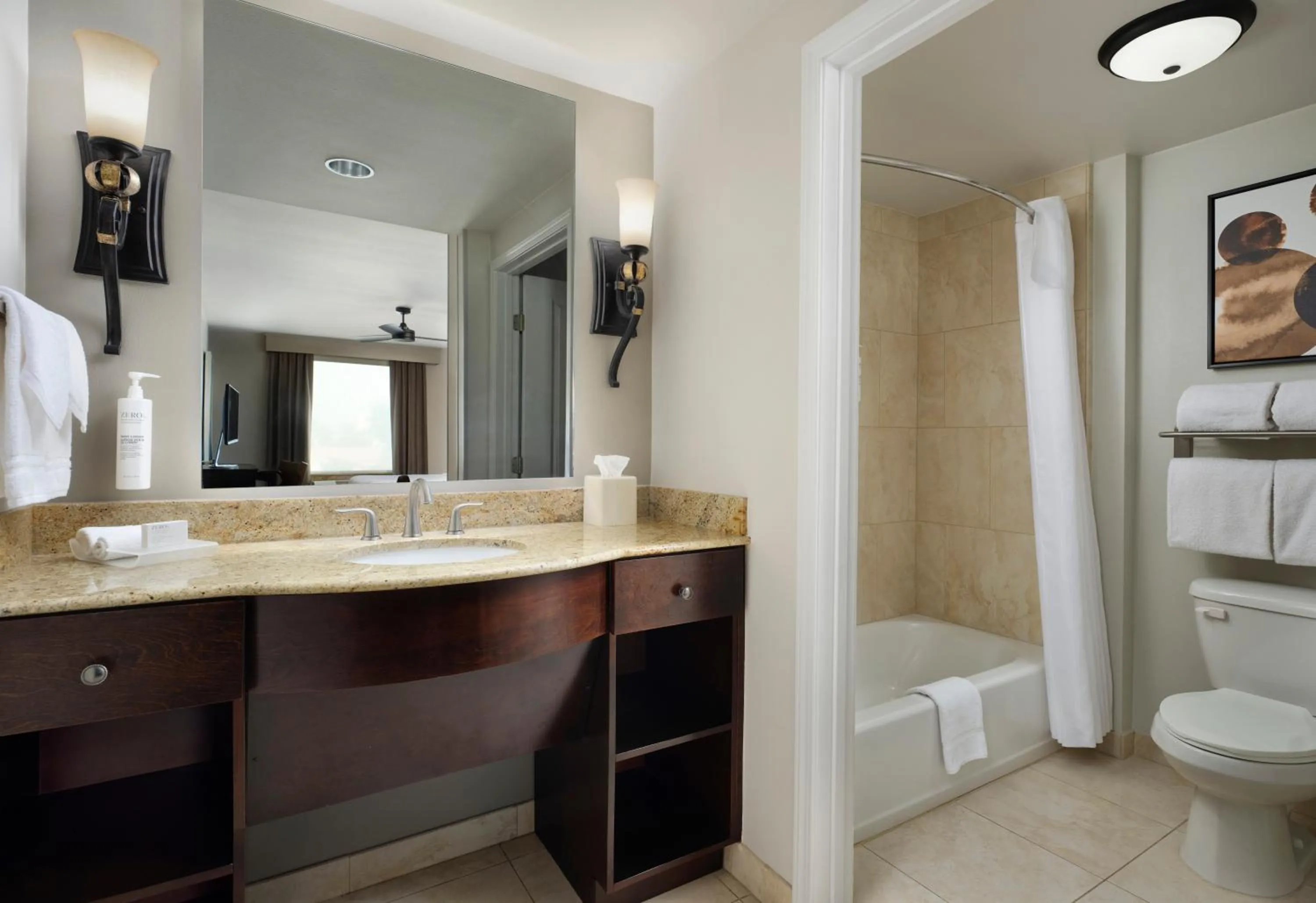 Bathroom in Homewood Suites by Hilton Shreveport Bossier City, LA
