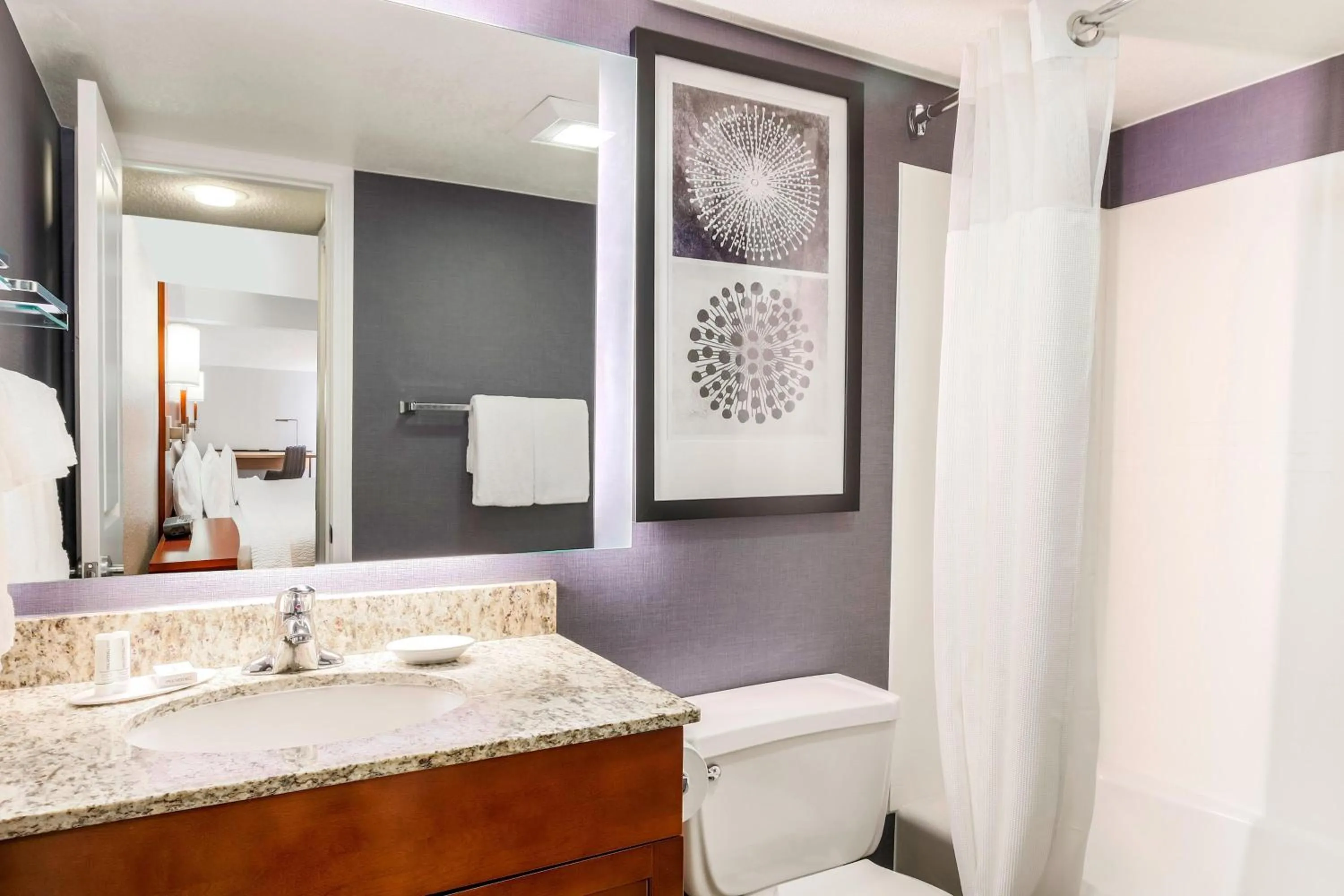 Bathroom in Residence Inn Chicago Deerfield