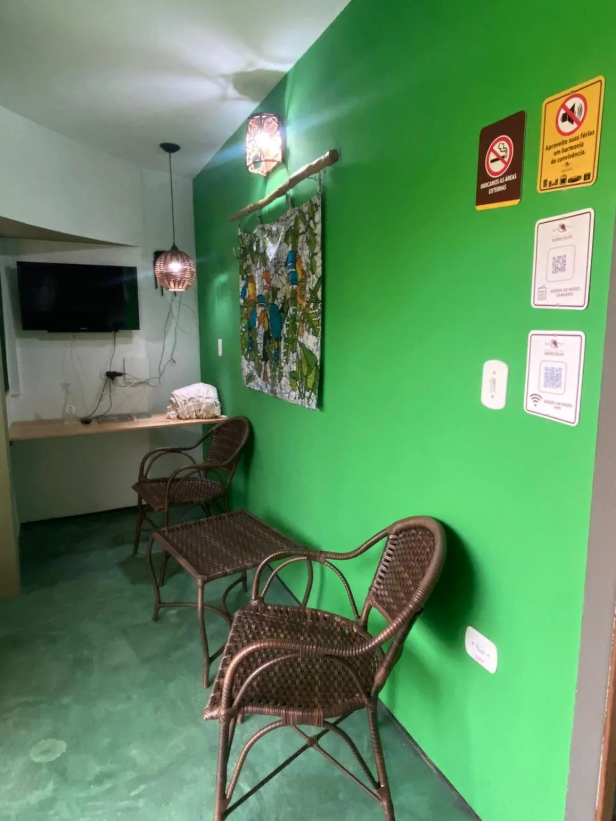 Living room in Pousada Barra Velha