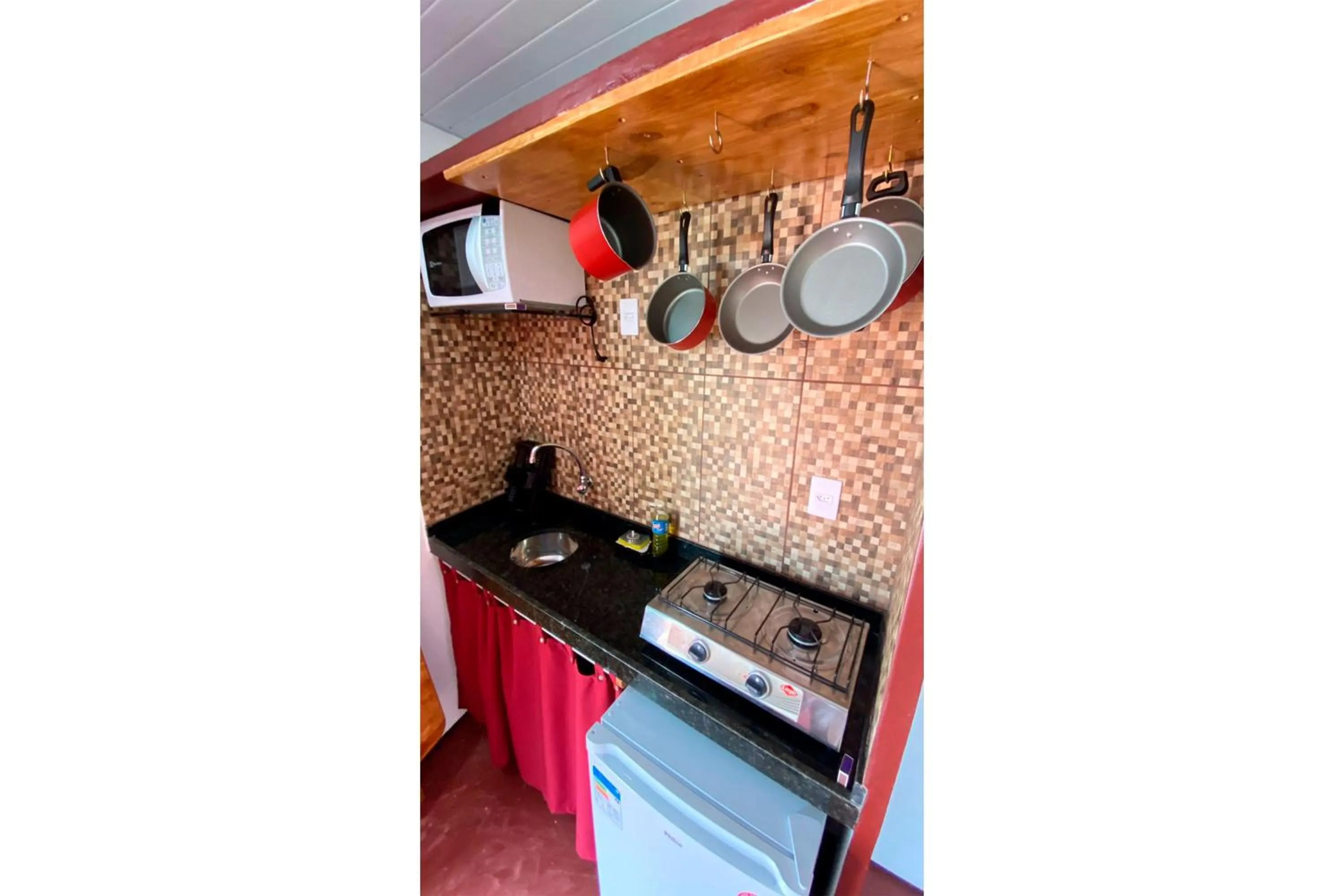 Kitchen or kitchenette in Pousada Barra Velha