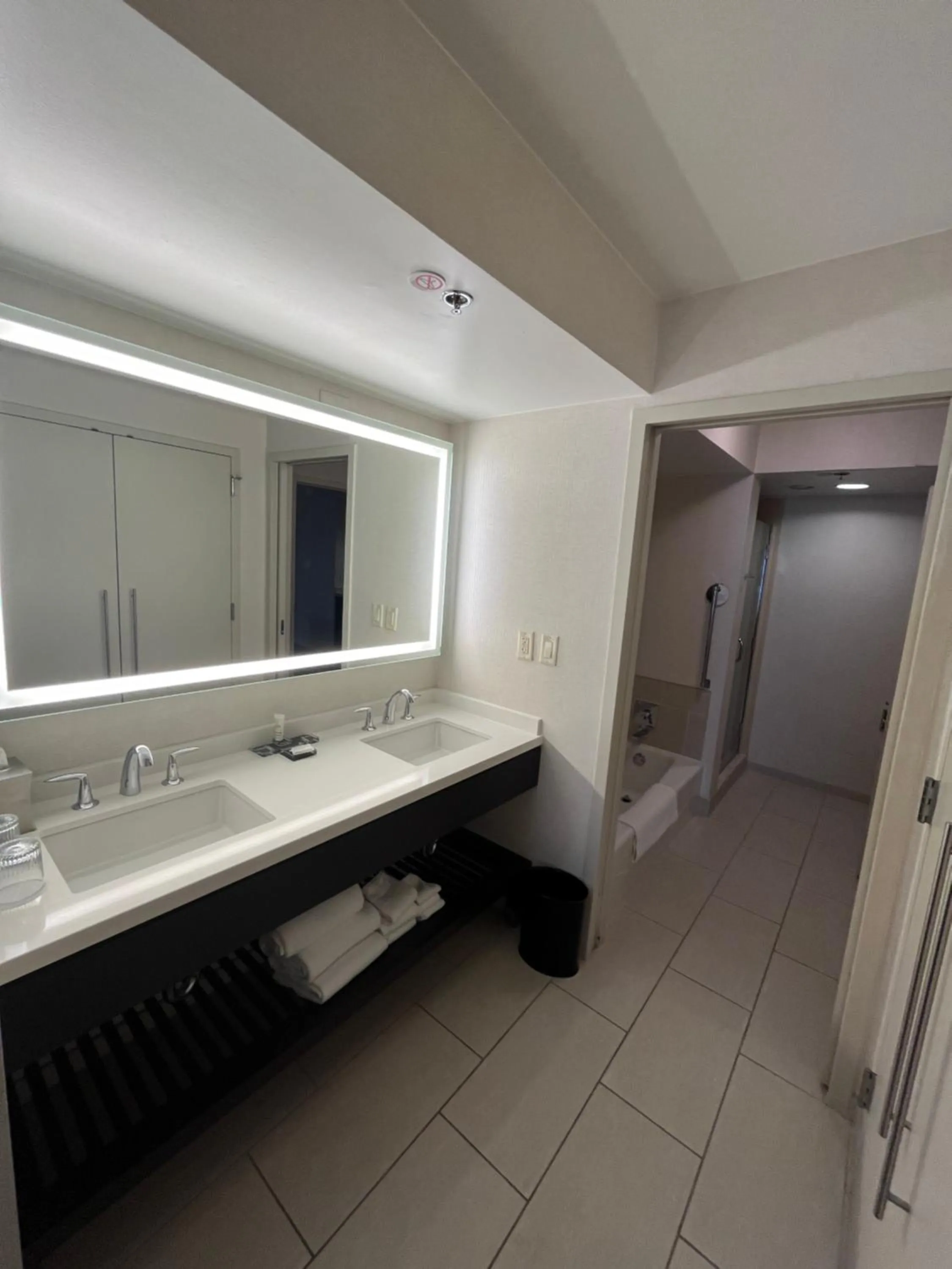 Bathroom in Chicago Marriott Suites O'Hare