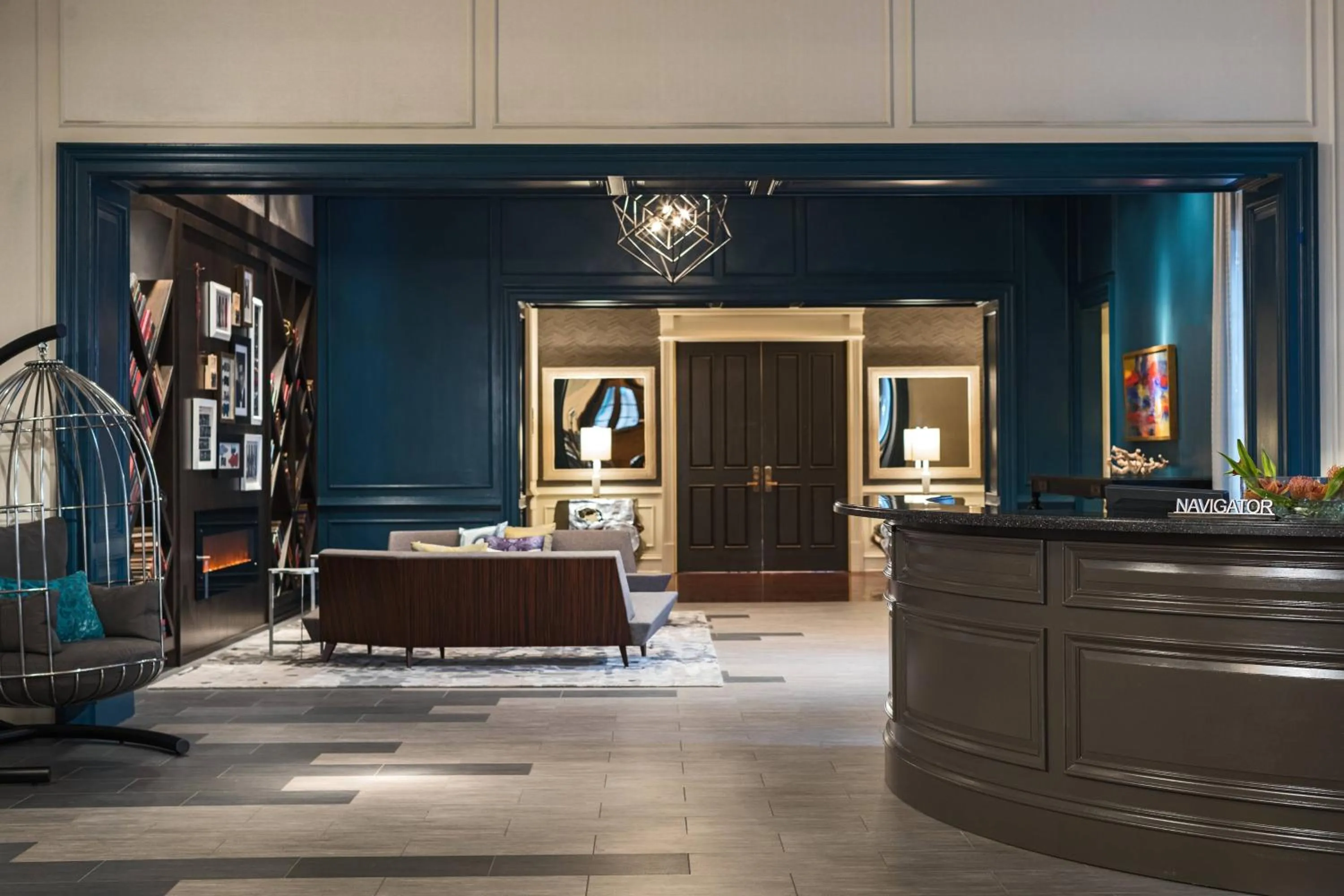 Lobby or reception in The Lindy Renaissance Charleston Hotel